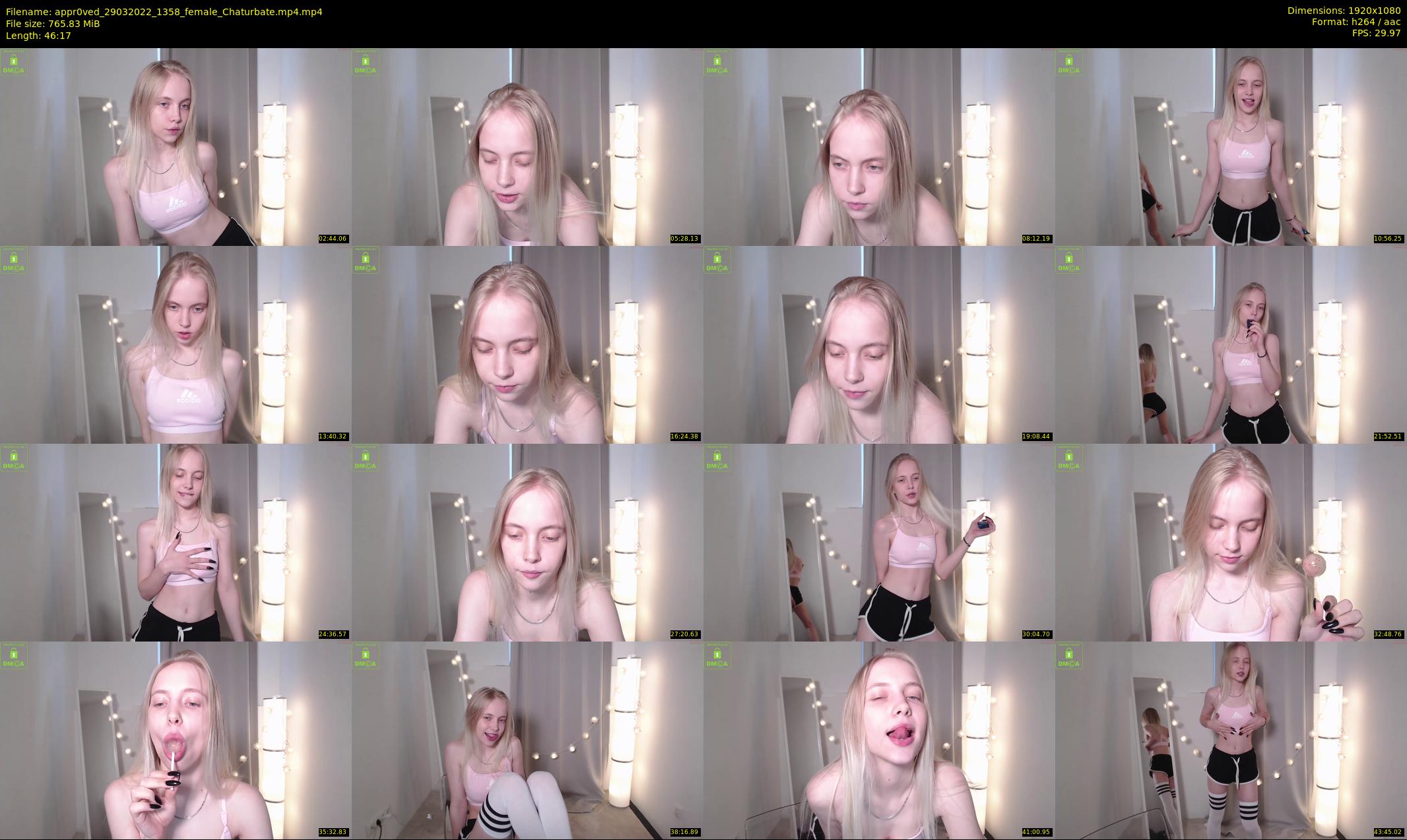 appr0ved — 47 minute Chaturbate female cam show recording, 1080p, Mar 29, 2022