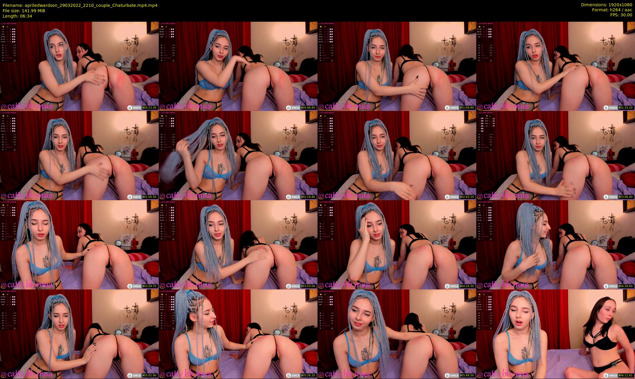 apriledwardson — 7 minute Chaturbate couple cam show recording, 1080p, Mar 29, 2022