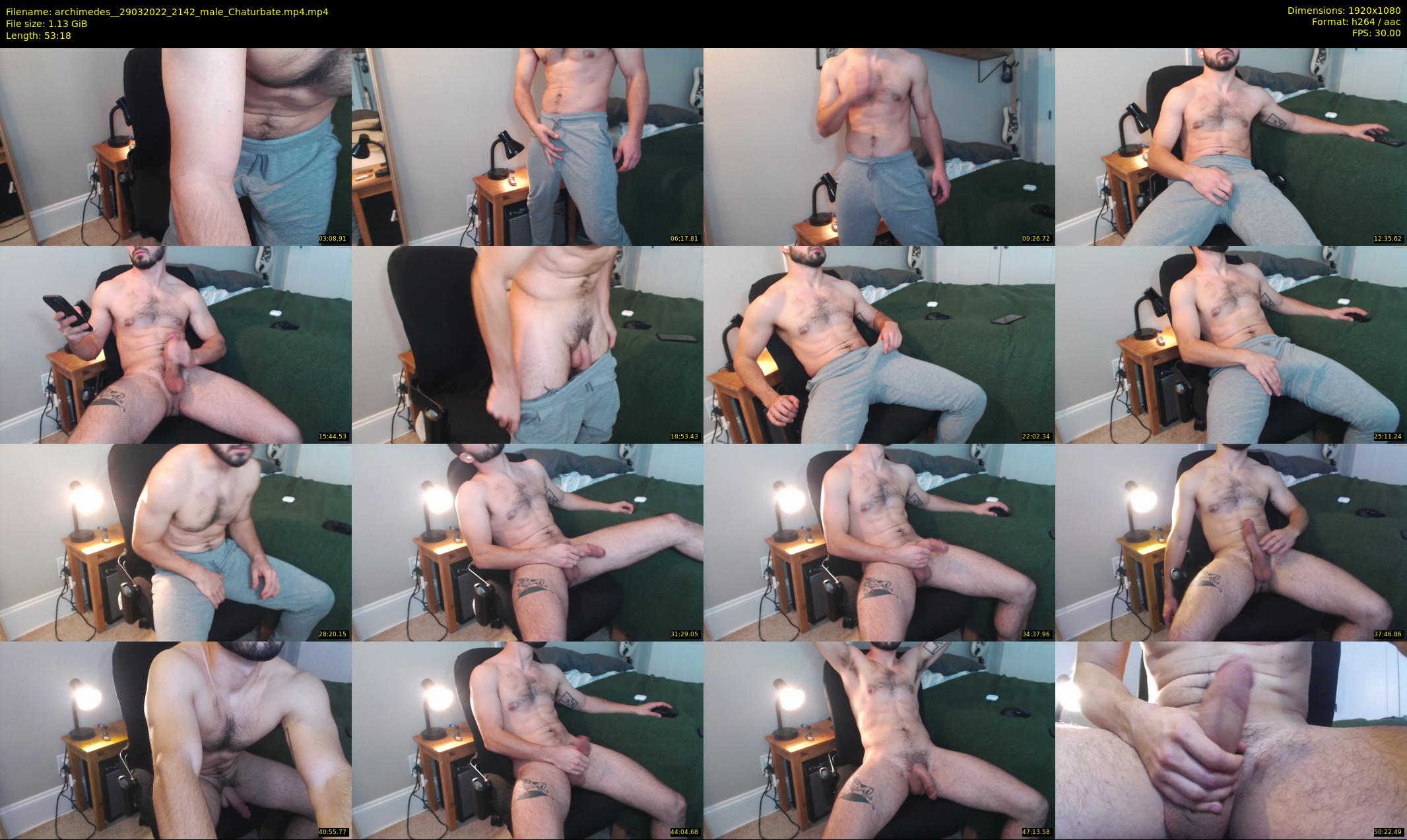 archimedes_ — 54 minute Chaturbate male cam show recording, 1080p, Mar 29, 2022
