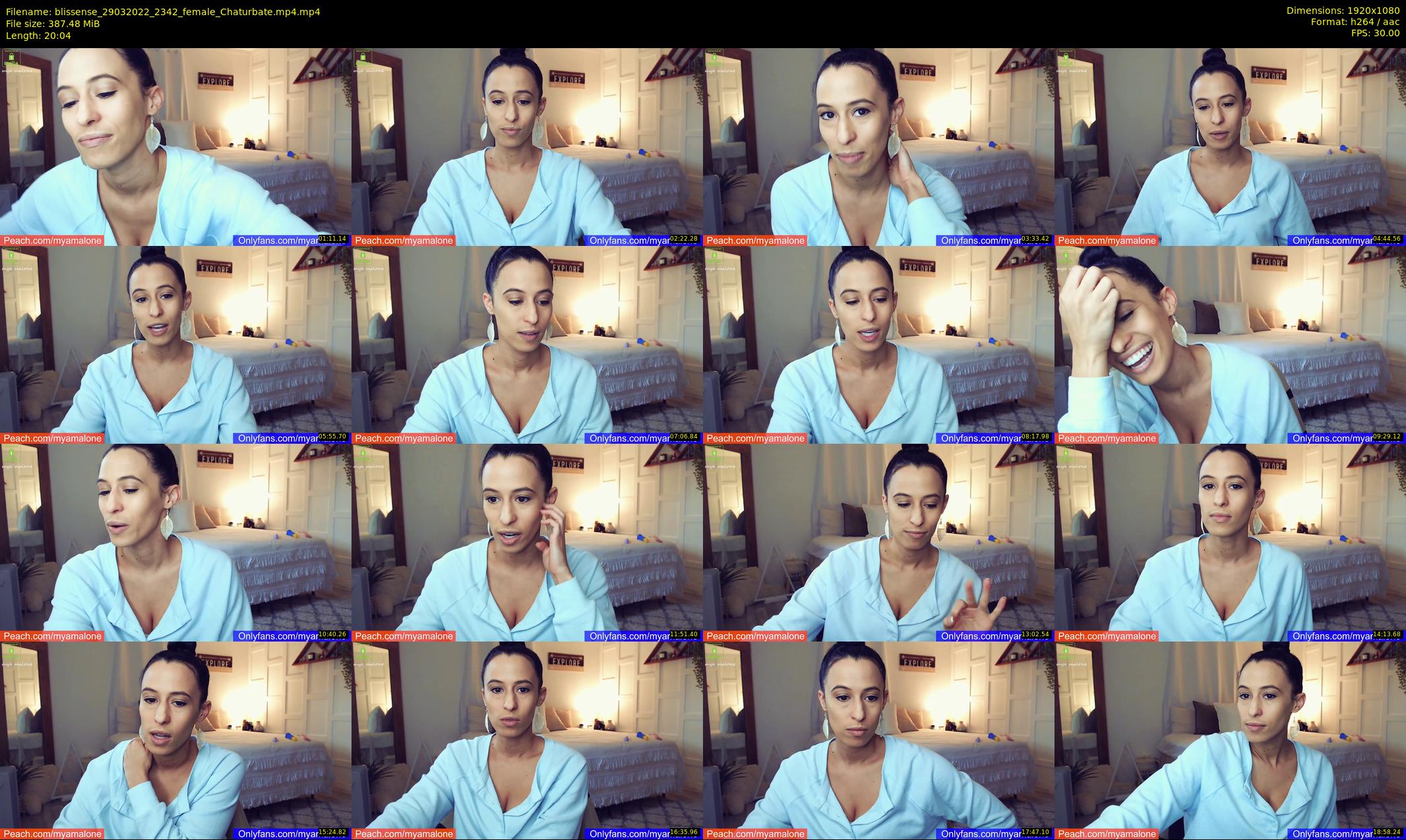 blissense — 21 minute Chaturbate female cam show recording, 1080p, Mar 29, 2022
