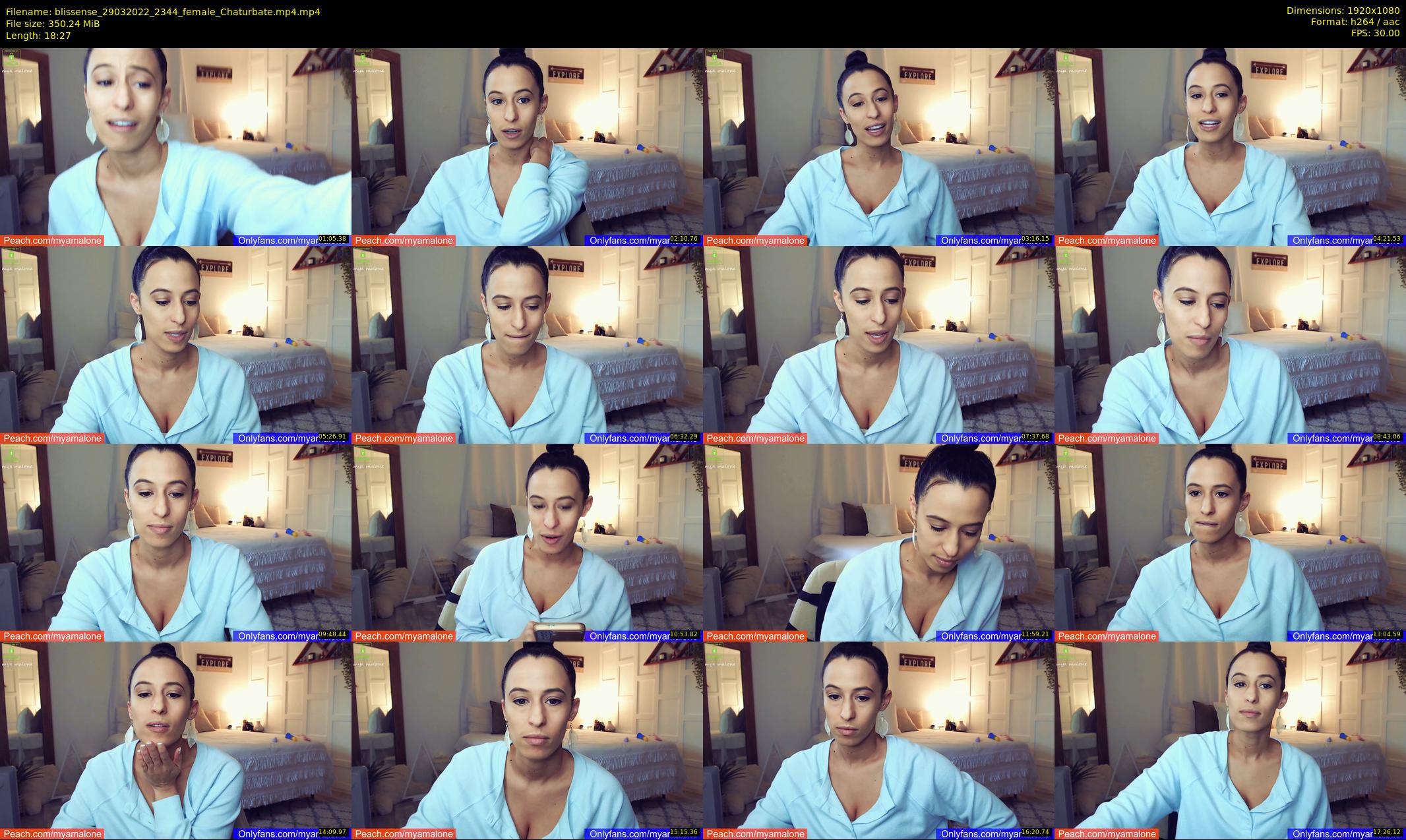 blissense — 19 minute Chaturbate female cam show recording, 1080p, Mar 29, 2022