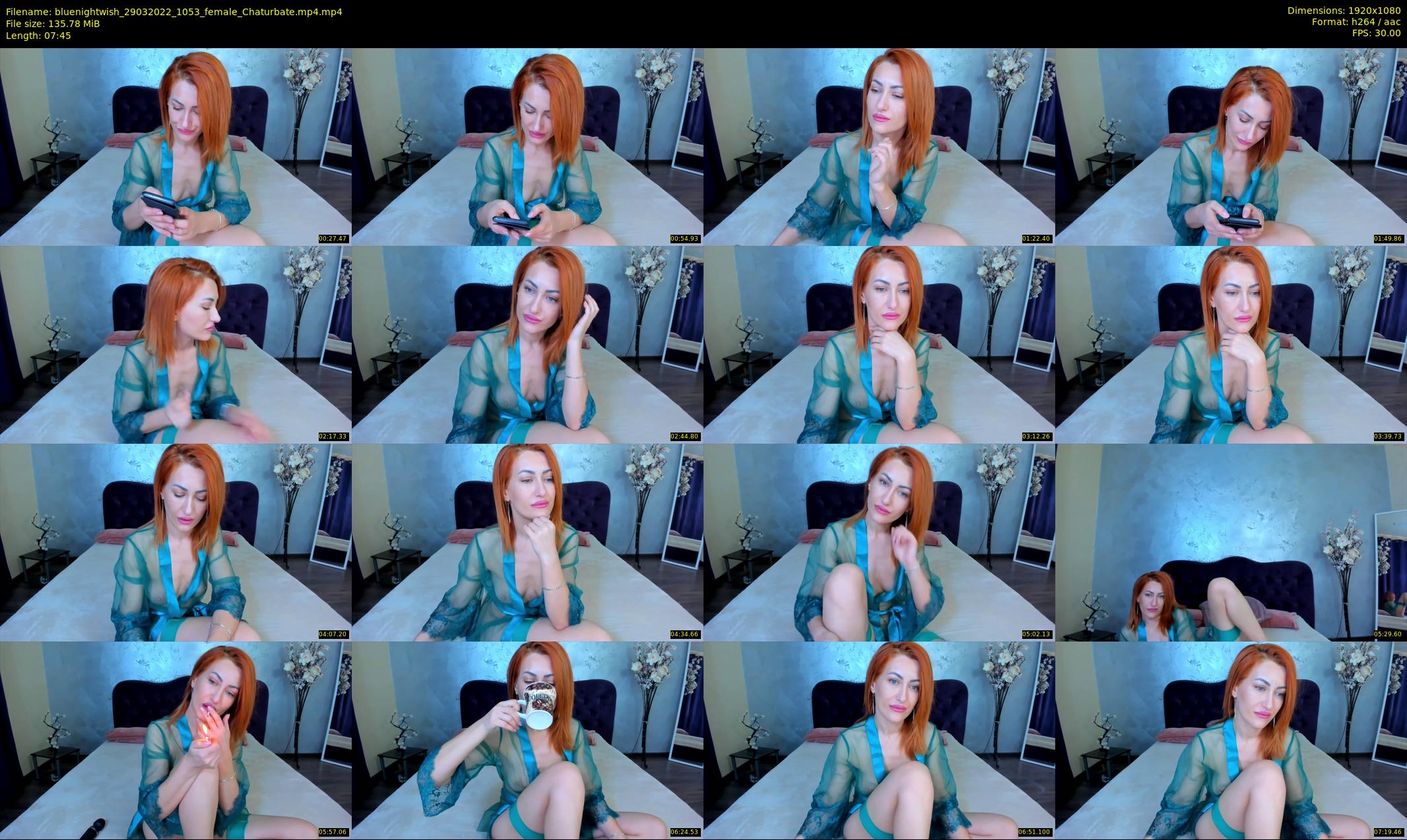 bluenightwish — 8 minute Chaturbate female cam show recording, 1080p, Mar 29, 2022