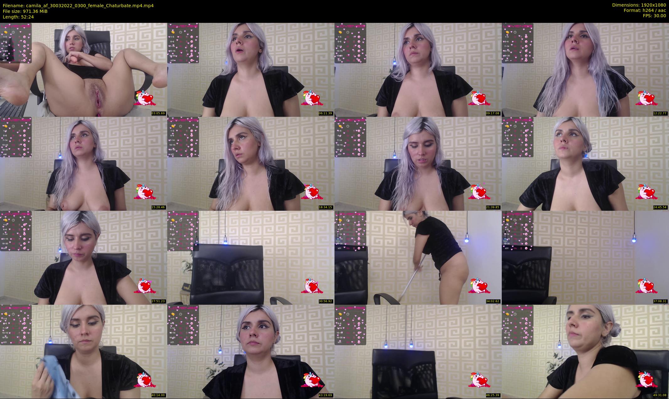 camila_af — 53 minute Chaturbate female cam show recording, 1080p, Mar 30, 2022