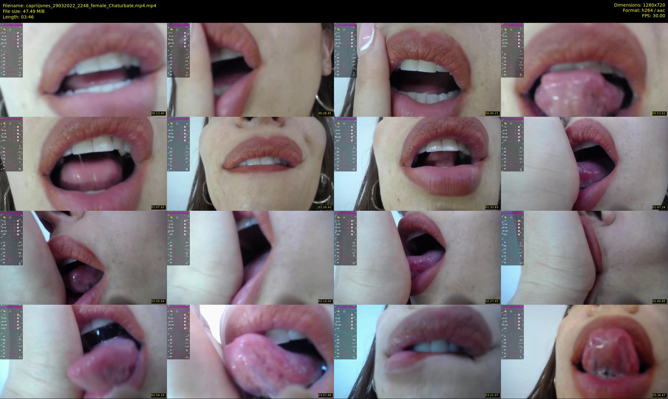 capriijones — 4 minute Chaturbate female cam show recording, 720p, Mar 29, 2022
