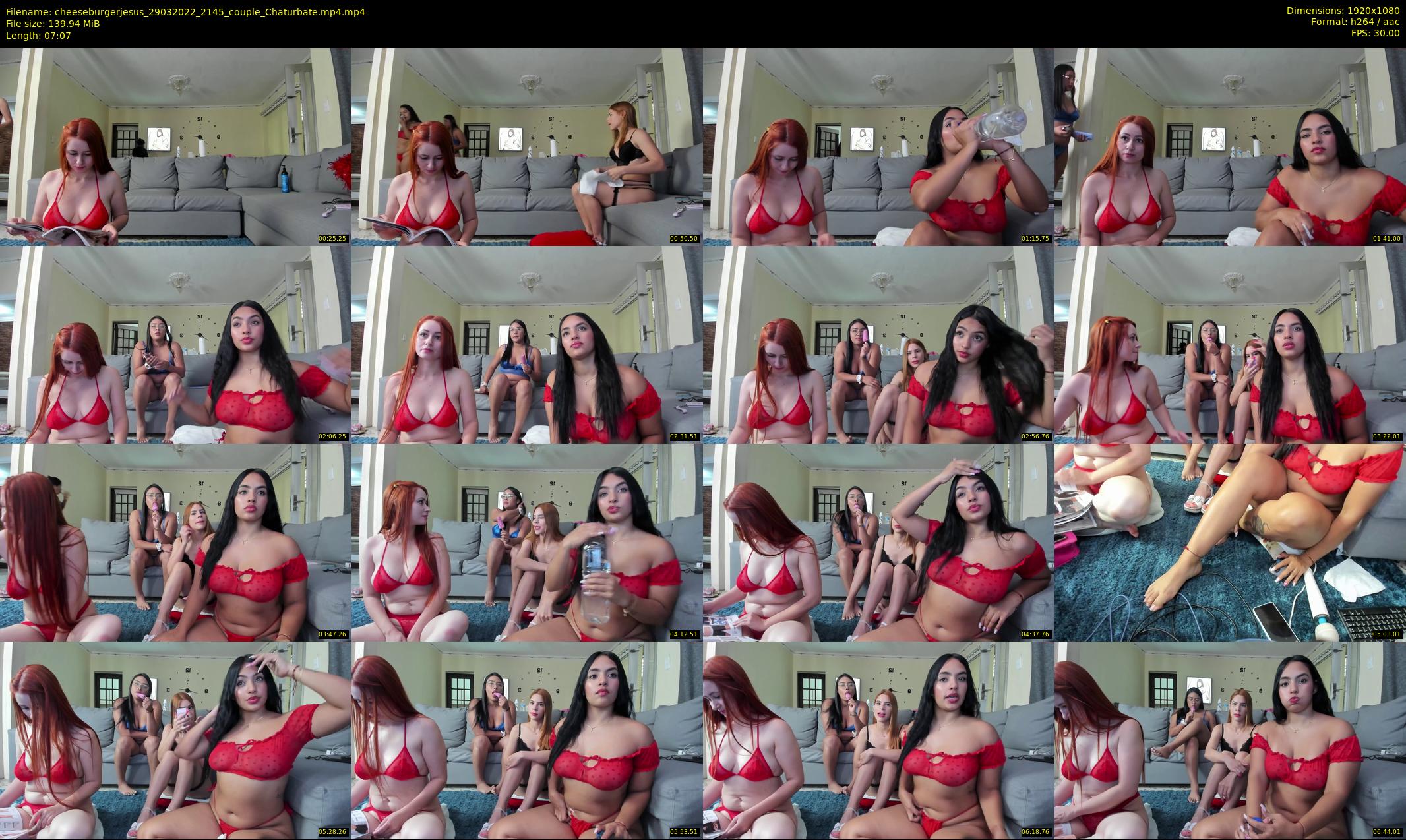 cheeseburgerjesus — 8 minute Chaturbate couple cam show recording, 1080p, Mar 29, 2022