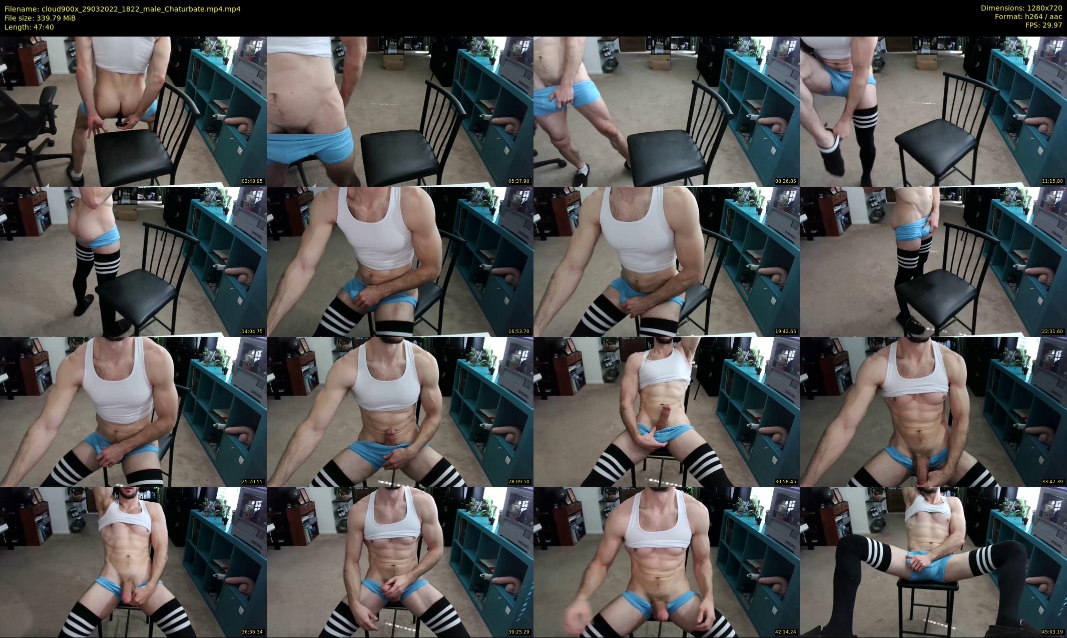 cloud900x — 48 minute Chaturbate male cam show recording, 720p, Mar 29, 2022