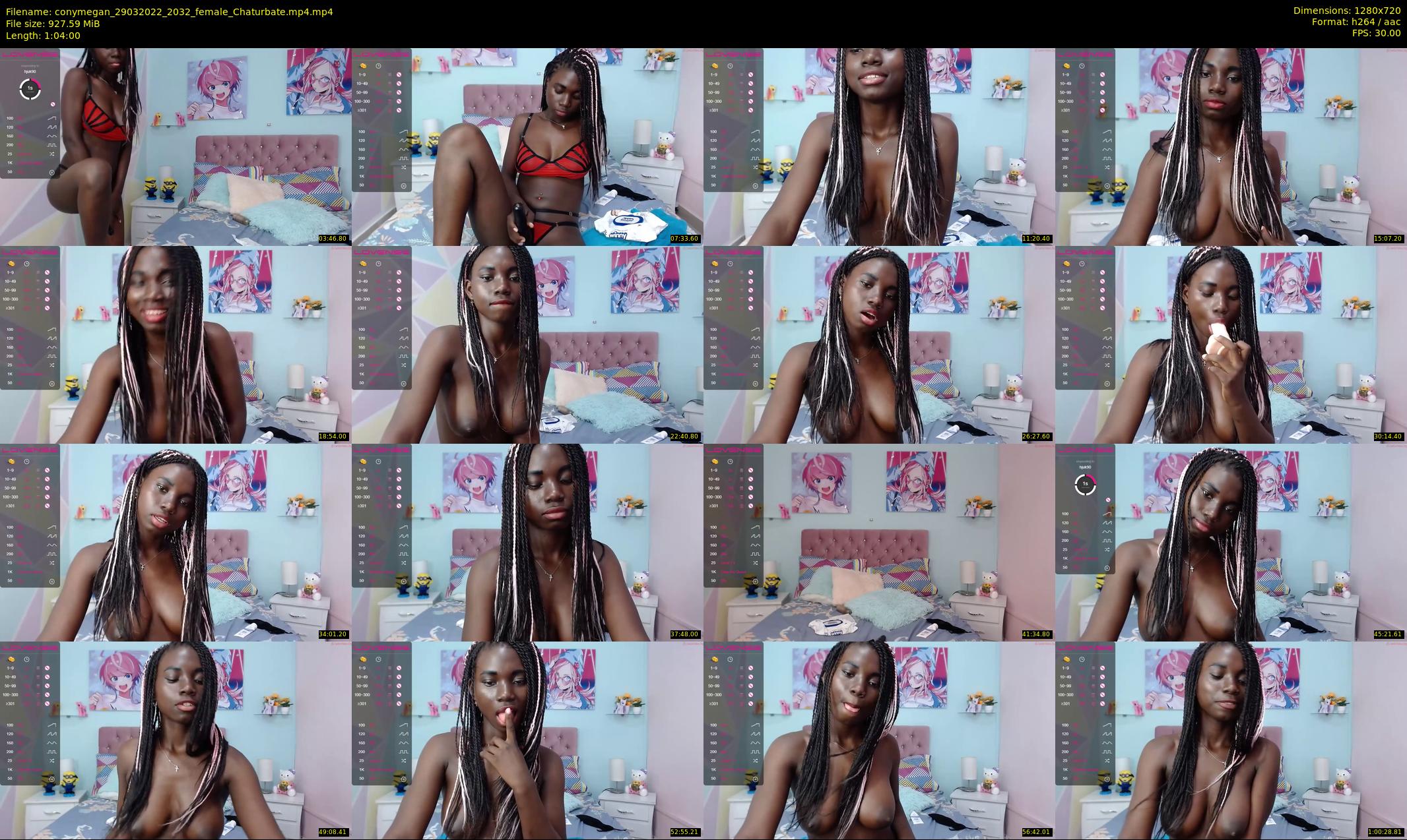 conymegan — 64 minute Chaturbate female cam show recording, 720p, Mar 29, 2022