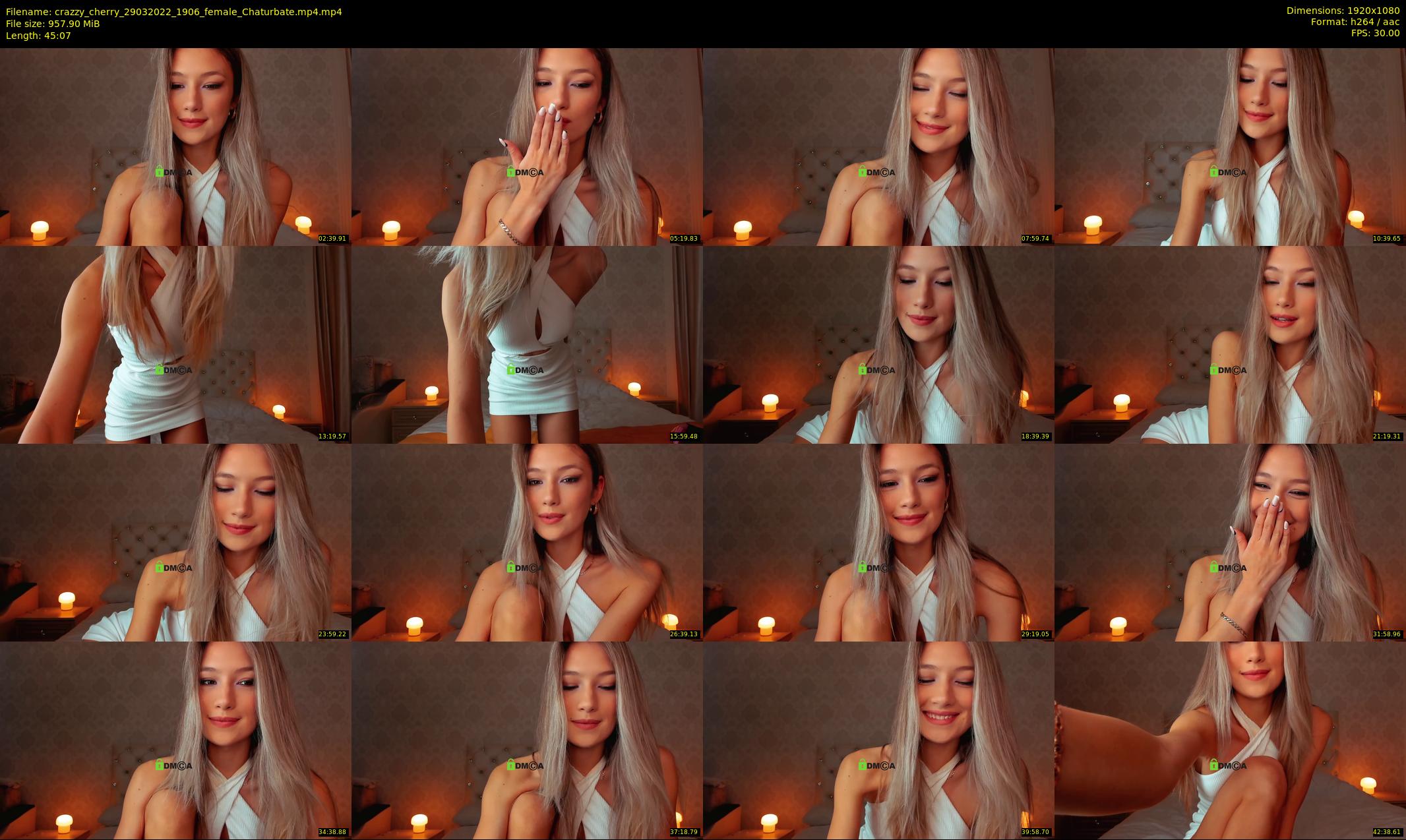crazzy_cherry — 46 minute Chaturbate female cam show recording, 1080p, Mar 29, 2022