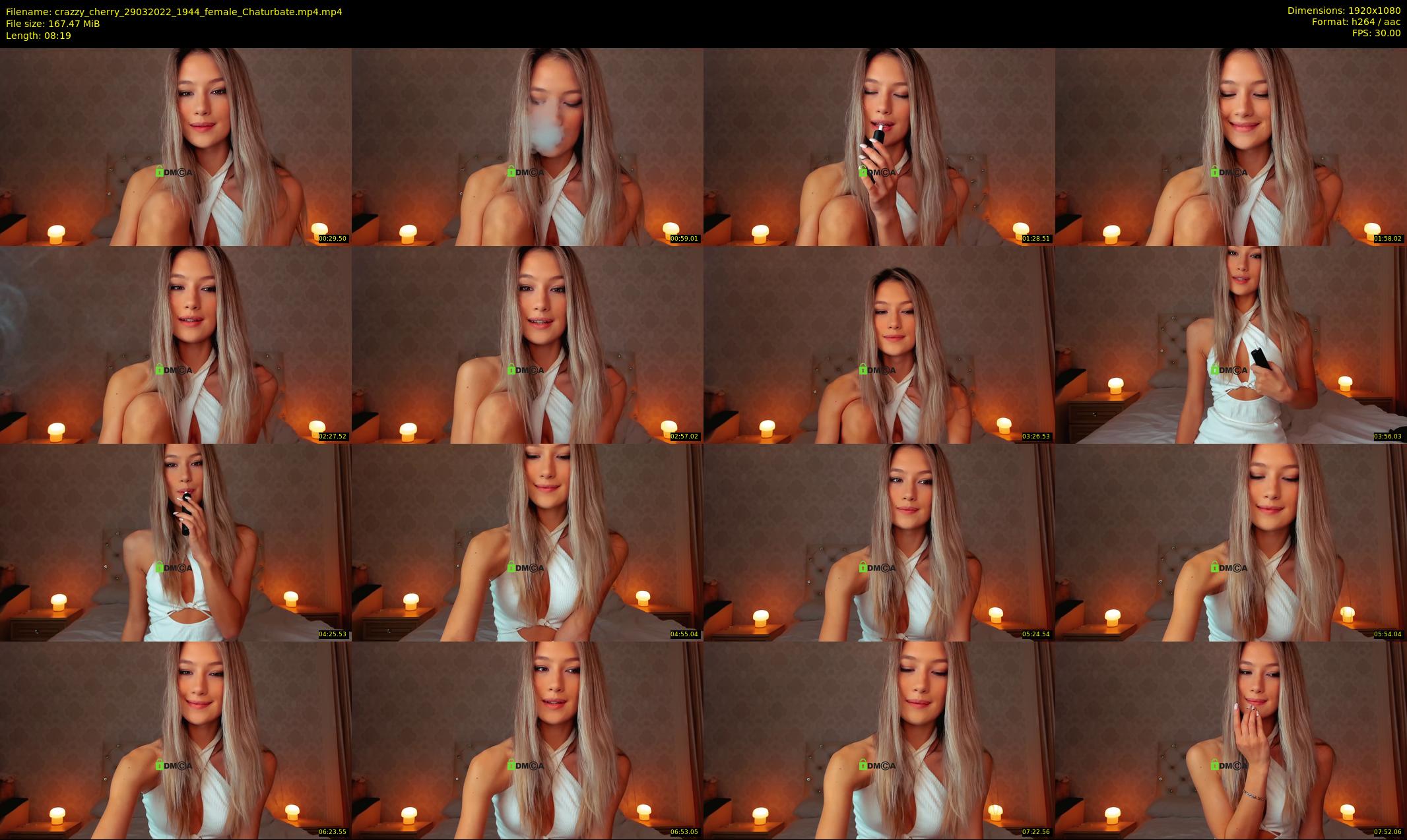 crazzy_cherry — 9 minute Chaturbate female cam show recording, 1080p, Mar 29, 2022