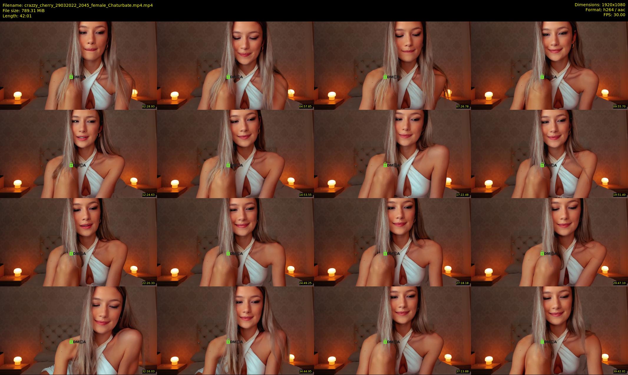crazzy_cherry — 43 minute Chaturbate female cam show recording, 1080p, Mar 29, 2022