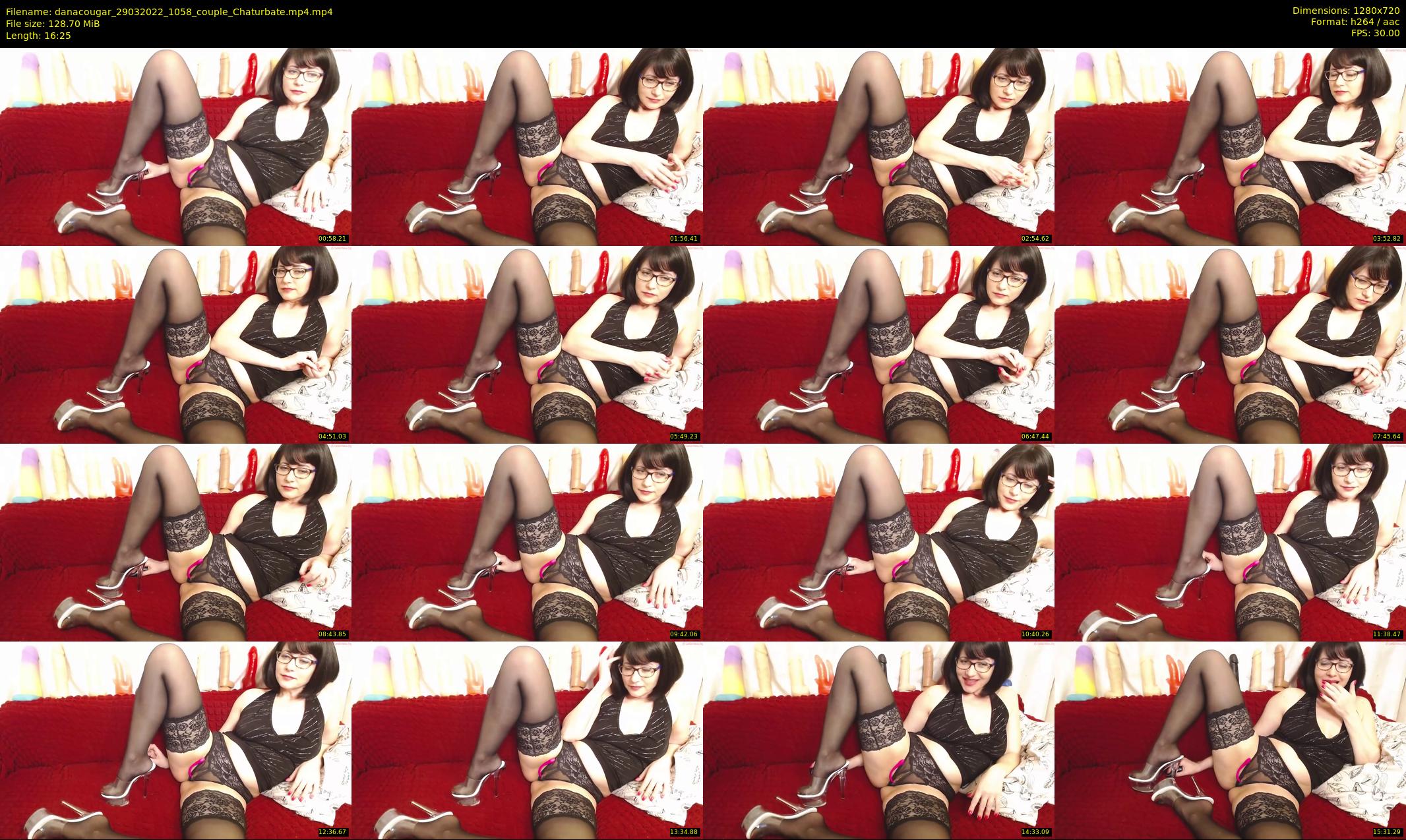 danacougar — 17 minute Chaturbate female cam show recording, 720p, Mar 29, 2022