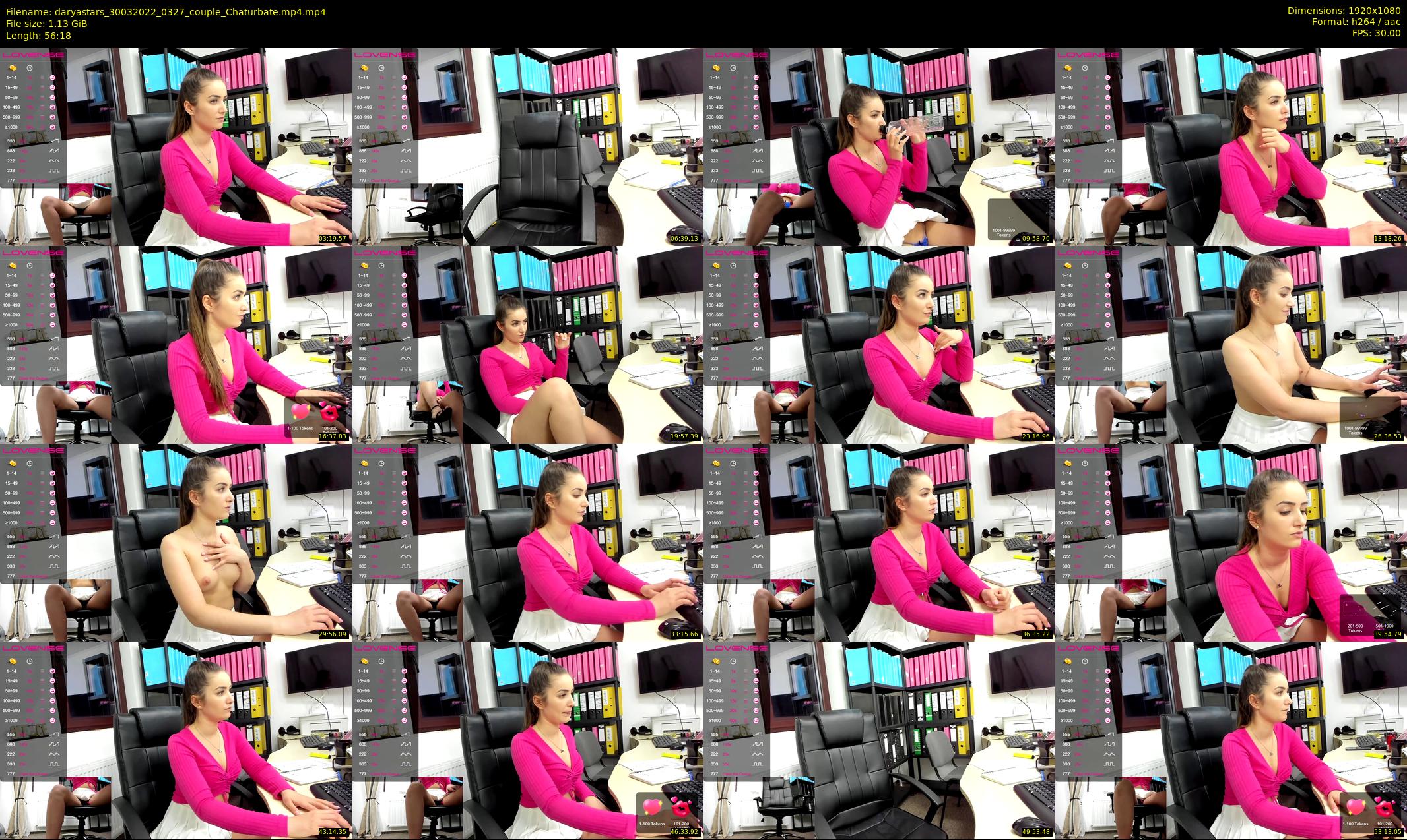 daryastars — 57 minute Chaturbate couple cam show recording, 1080p, Mar 30, 2022
