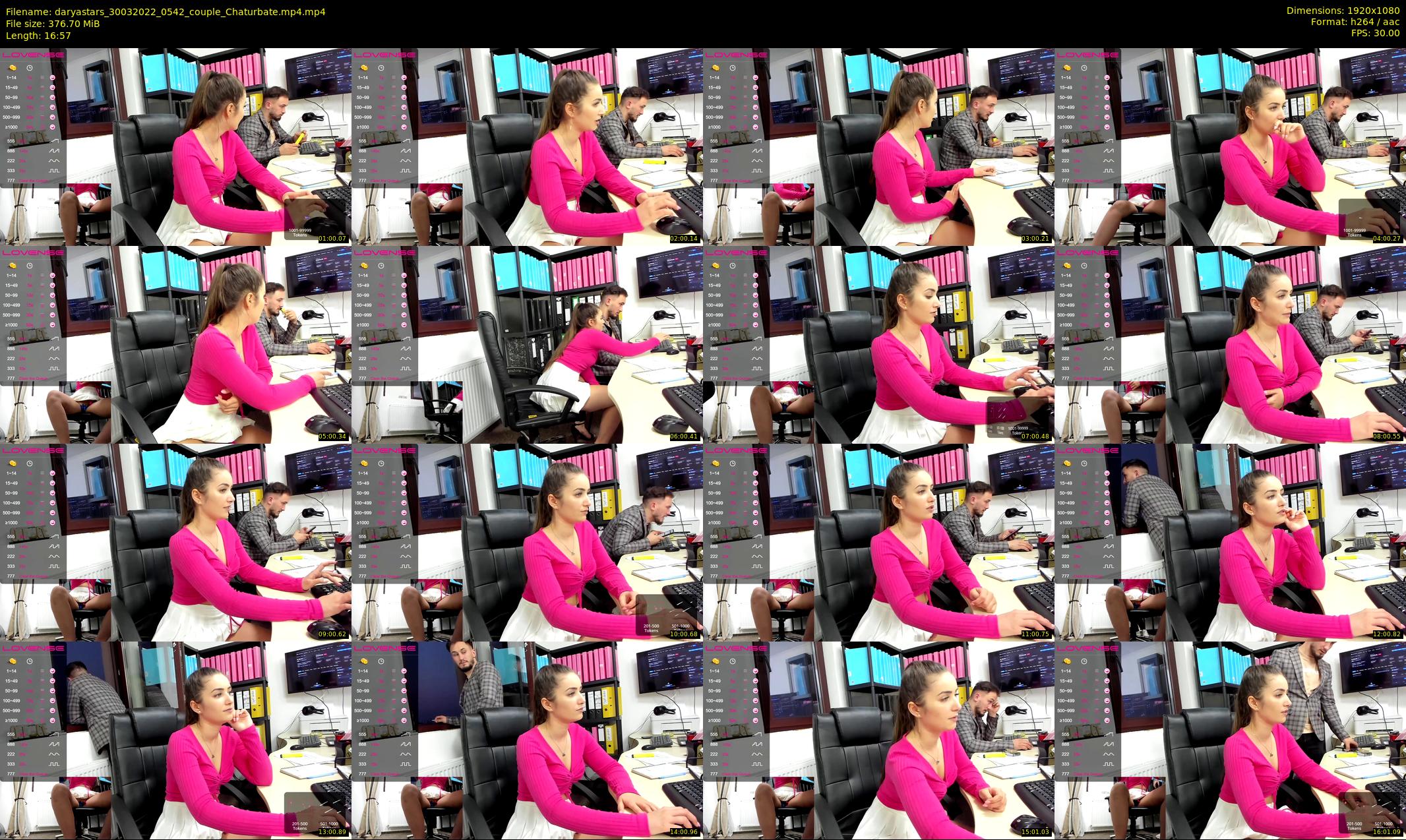 daryastars — 17 minute Chaturbate couple cam show recording, 1080p, Mar 30, 2022
