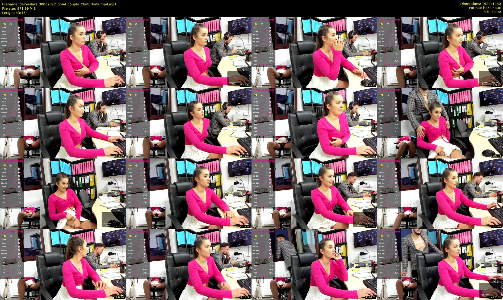 daryastars — 44 minute Chaturbate couple cam show recording, 1080p, Mar 30, 2022