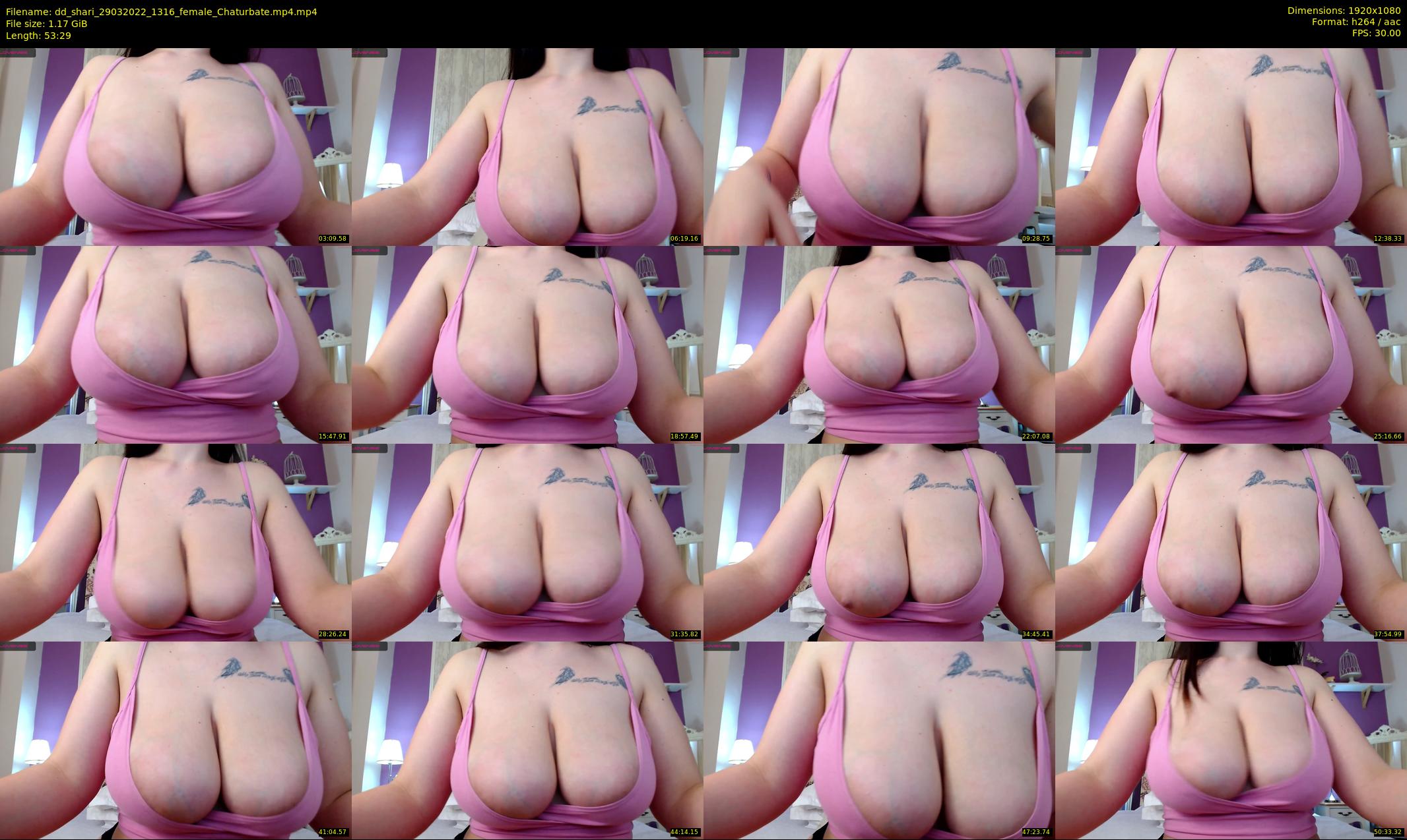 dd_shari — 54 minute Chaturbate female cam show recording, 1080p, Mar 29, 2022