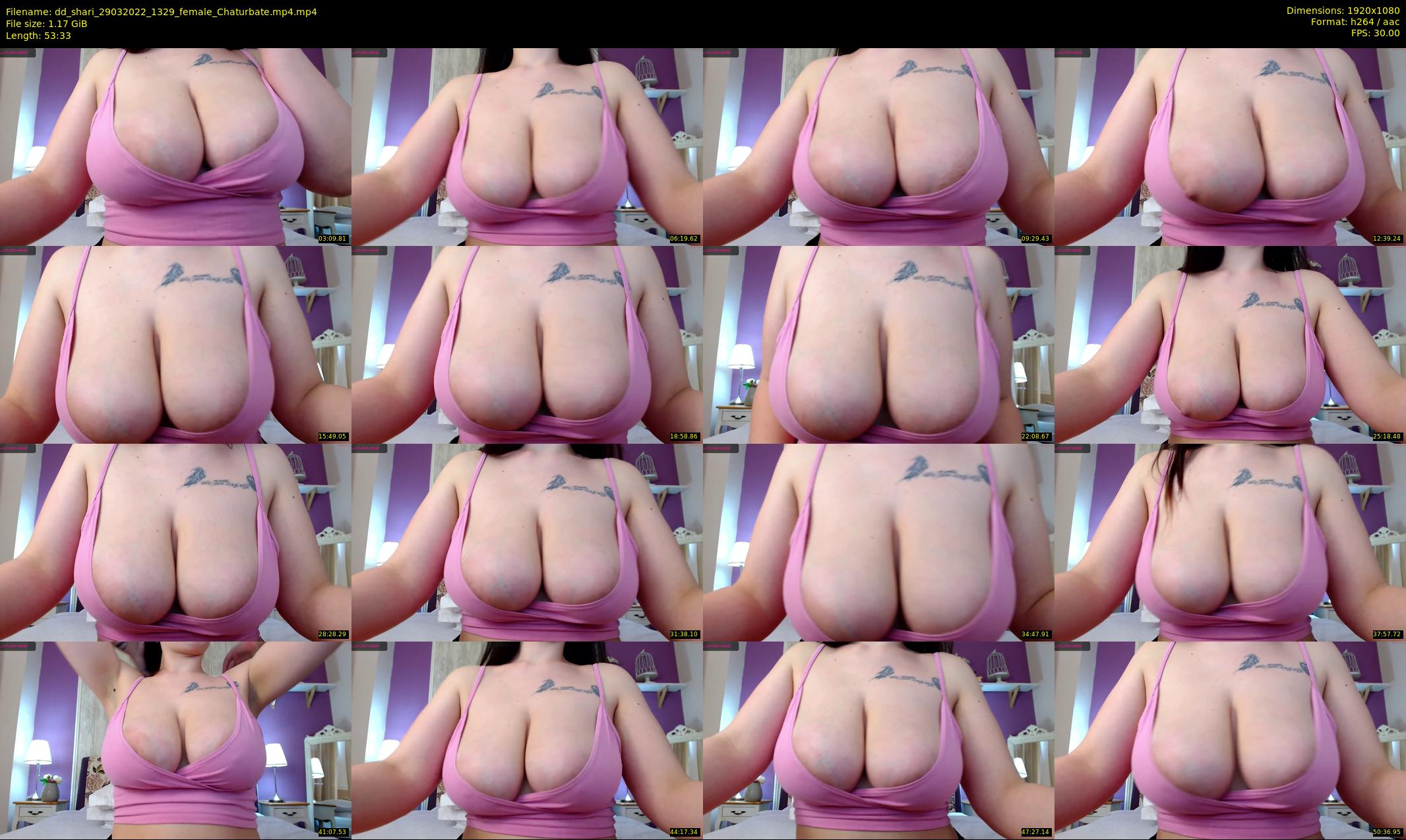 dd_shari — 54 minute Chaturbate female cam show recording, 1080p, Mar 29, 2022