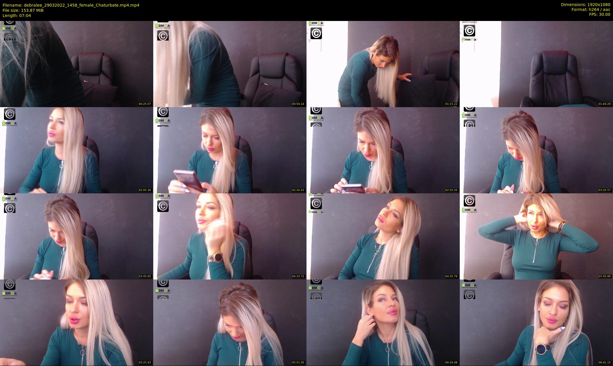 debralee — 8 minute Chaturbate female cam show recording, 1080p, Mar 29, 2022