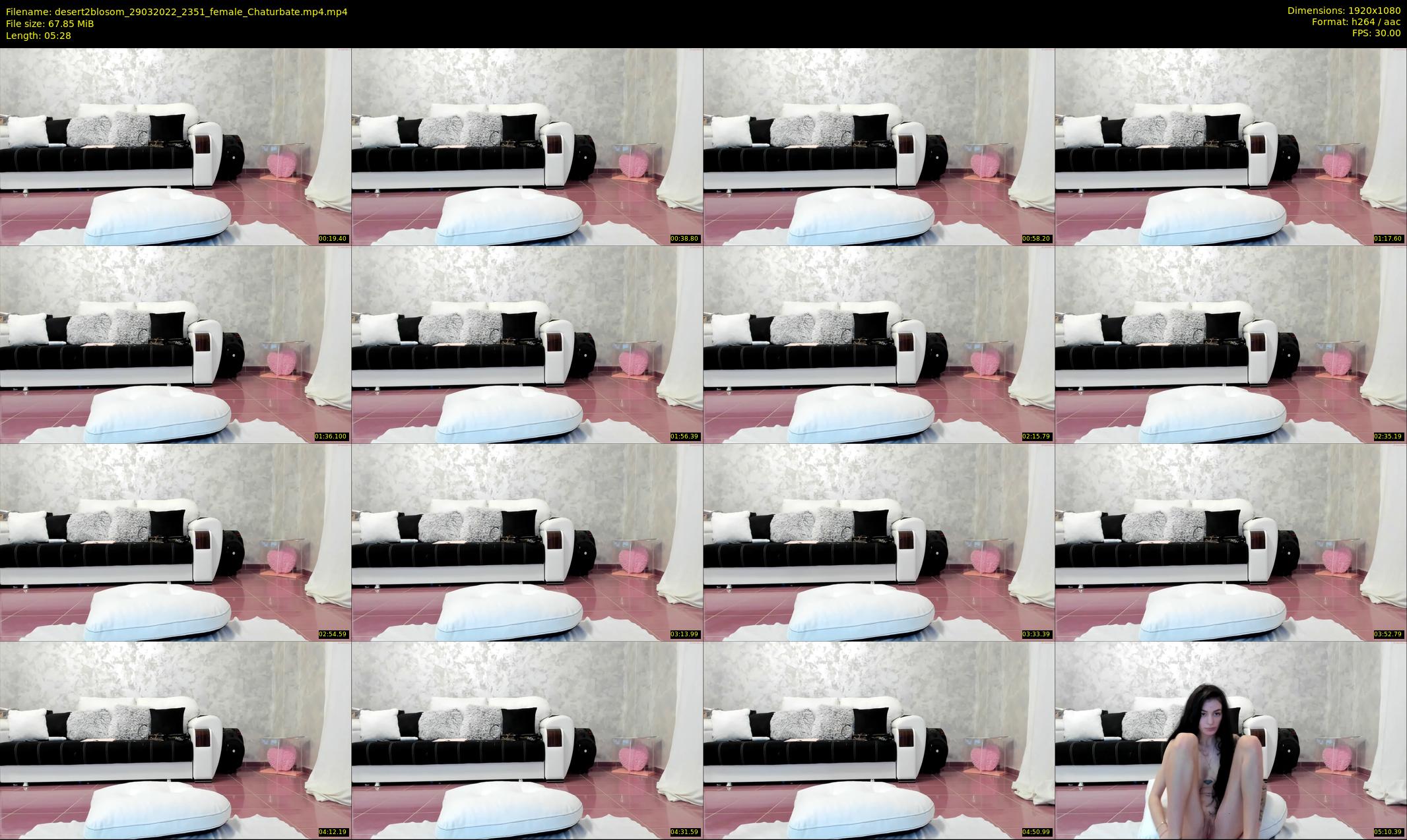 desert2blosom — 6 minute Chaturbate female cam show recording, 1080p, Mar 29, 2022