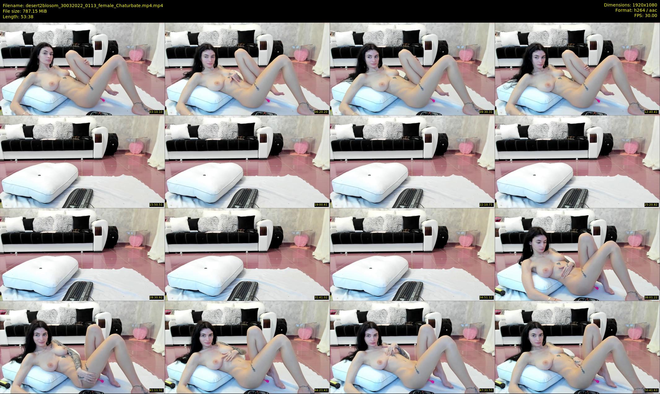 desert2blosom — 54 minute Chaturbate female cam show recording, 1080p, Mar 30, 2022