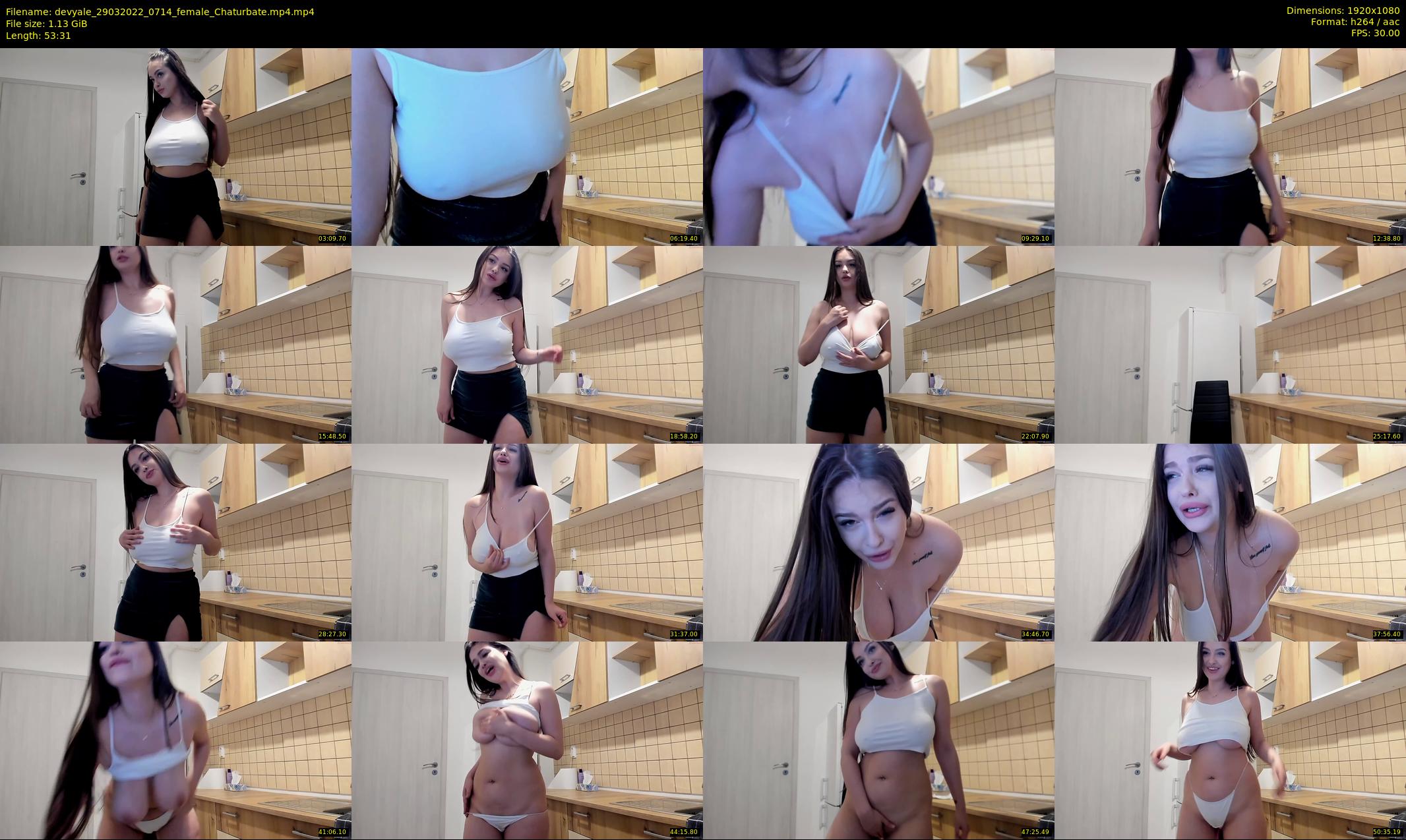 devyale — 54 minute Chaturbate female cam show recording, 1080p, Mar 29, 2022