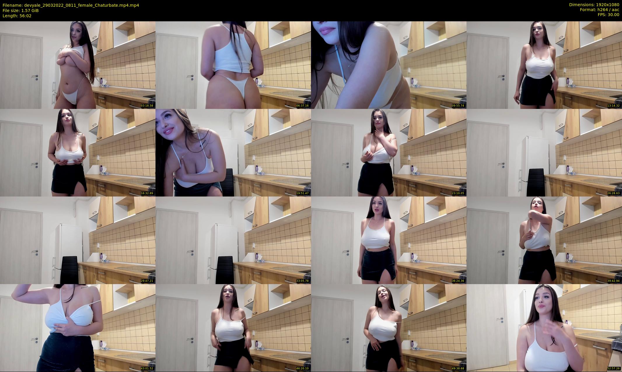 devyale — 57 minute Chaturbate female cam show recording, 1080p, Mar 29, 2022