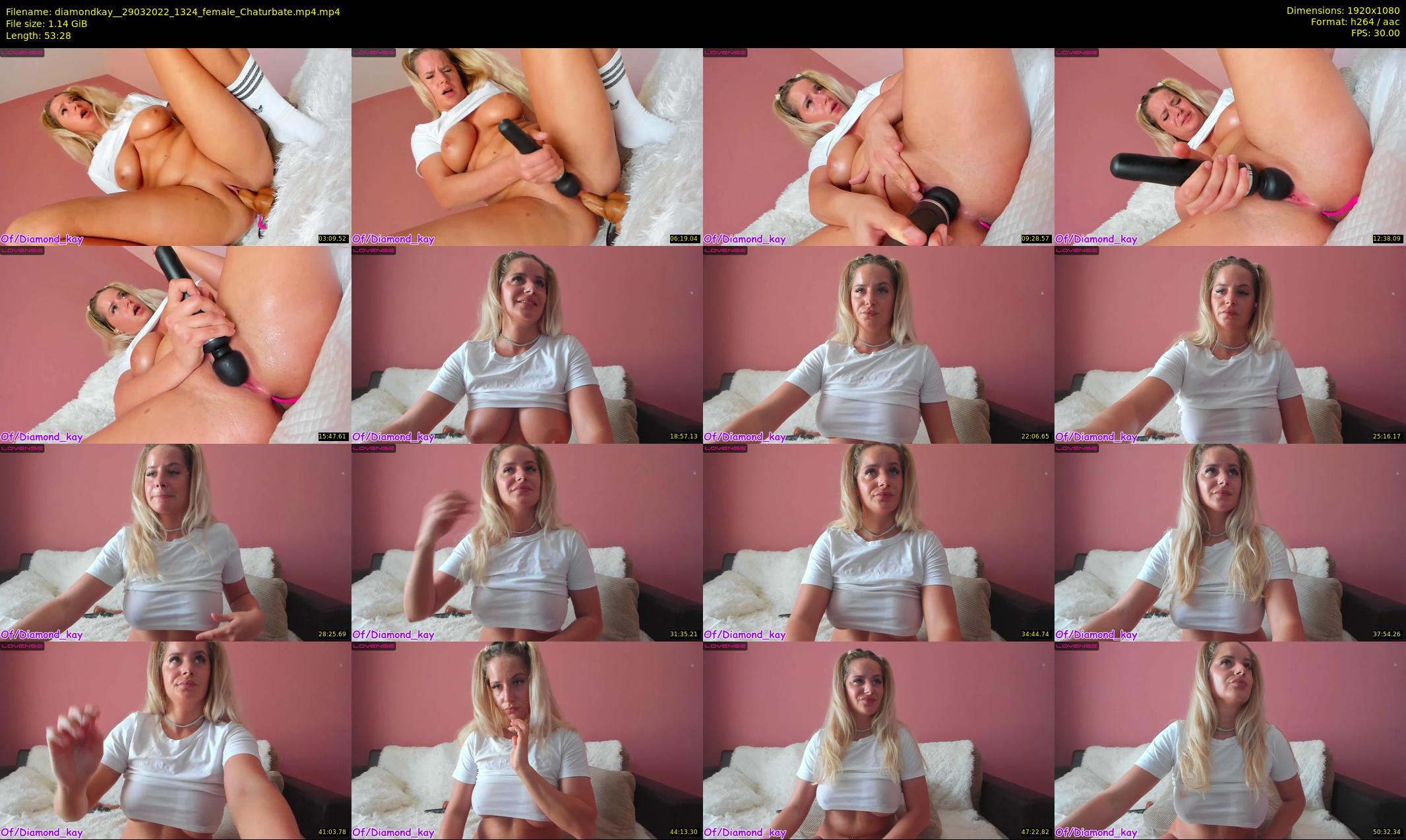 diamondkay_ — 54 minute Chaturbate female cam show recording, 1080p, Mar 29, 2022