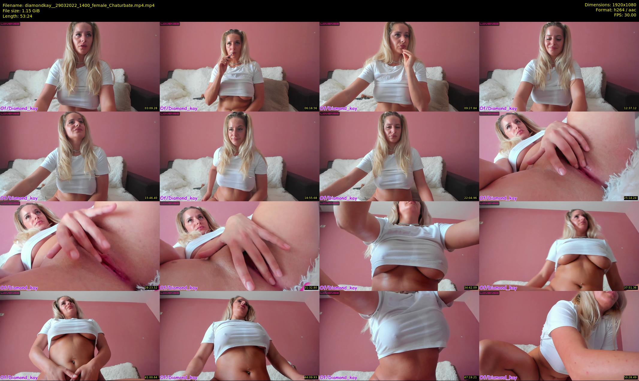 diamondkay_ — 54 minute Chaturbate female cam show recording, 1080p, Mar 29, 2022