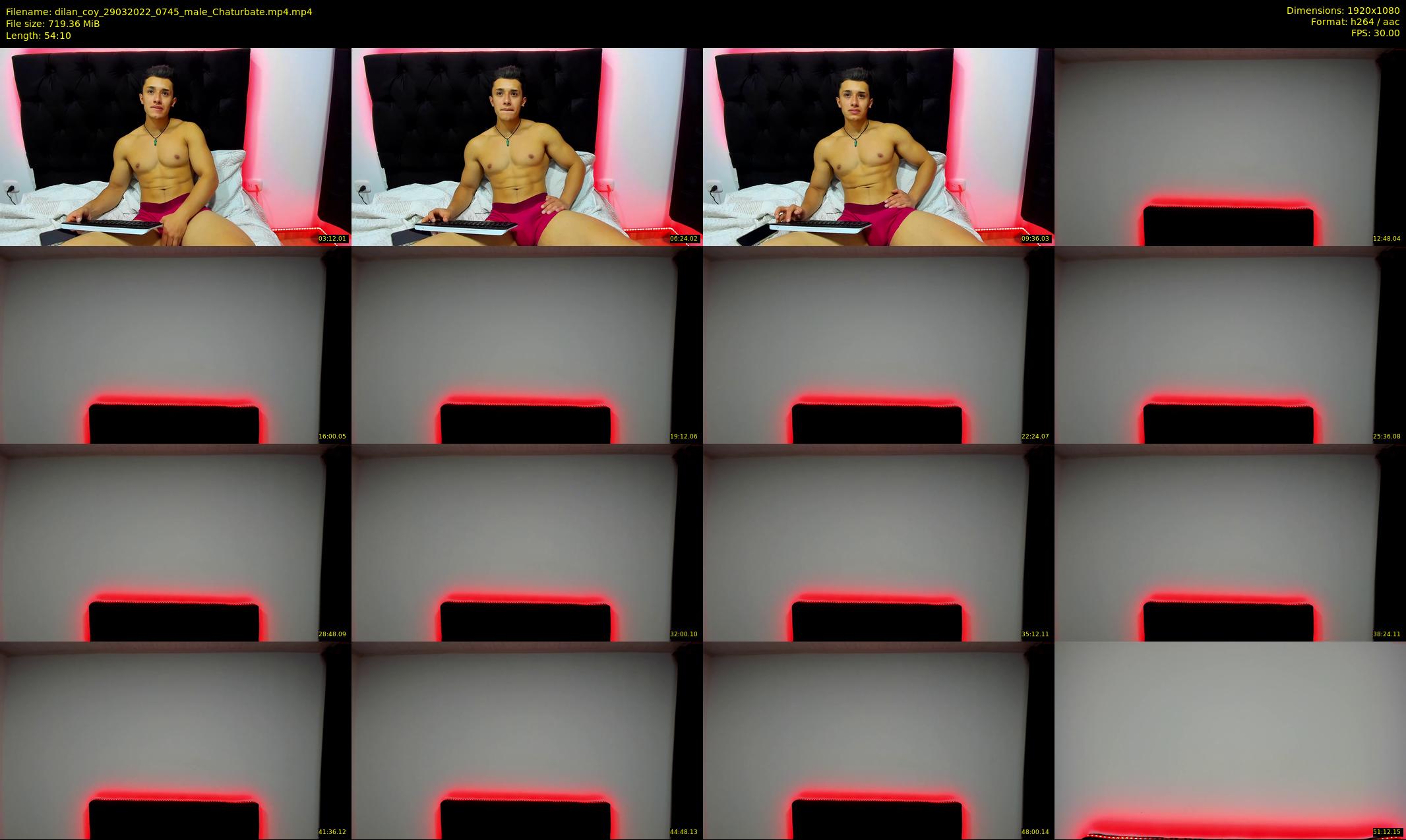 dilan_coy — 55 minute Chaturbate male cam show recording, 1080p, Mar 29, 2022