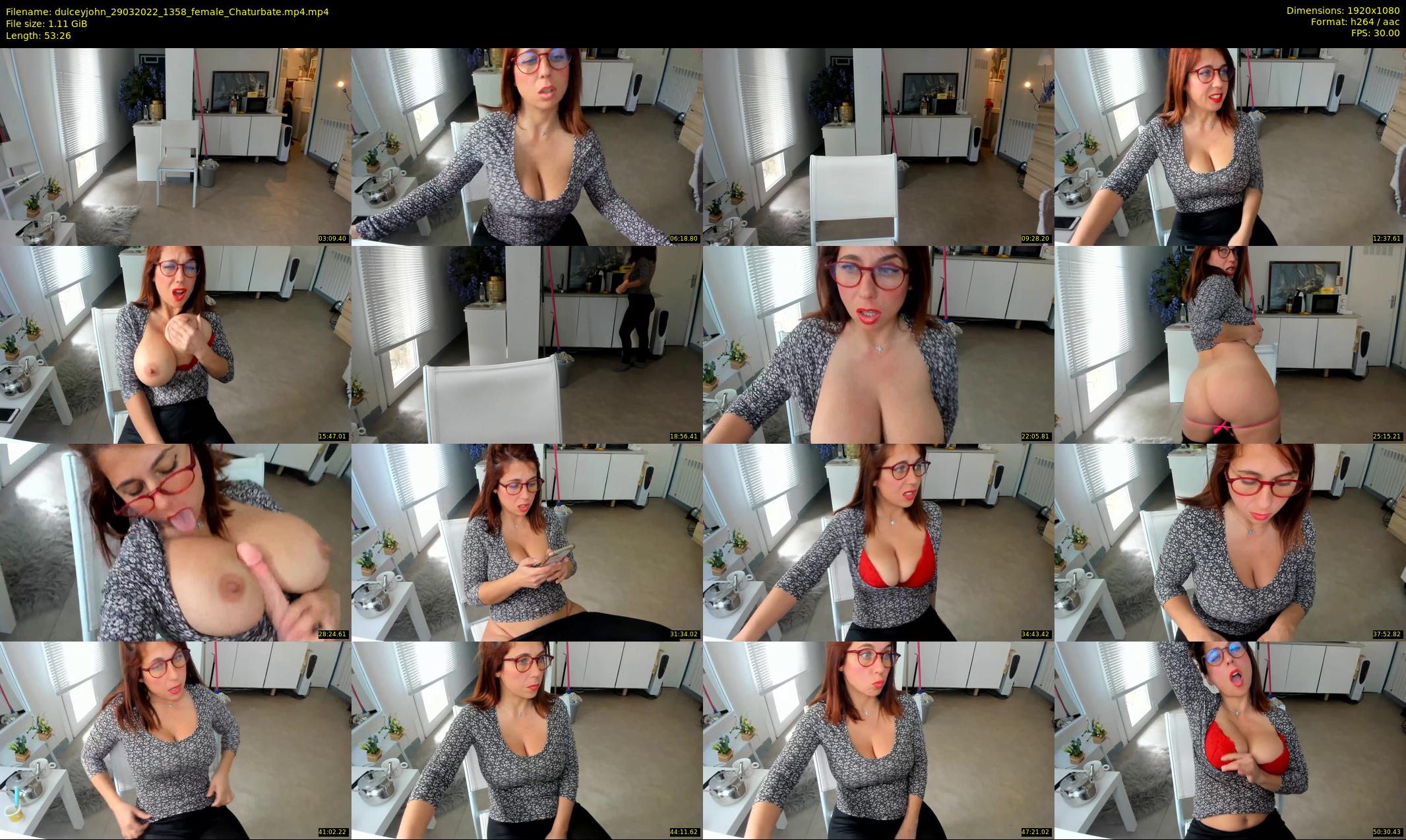 dulceyjohn — 54 minute Chaturbate female cam show recording, 1080p, Mar 29, 2022