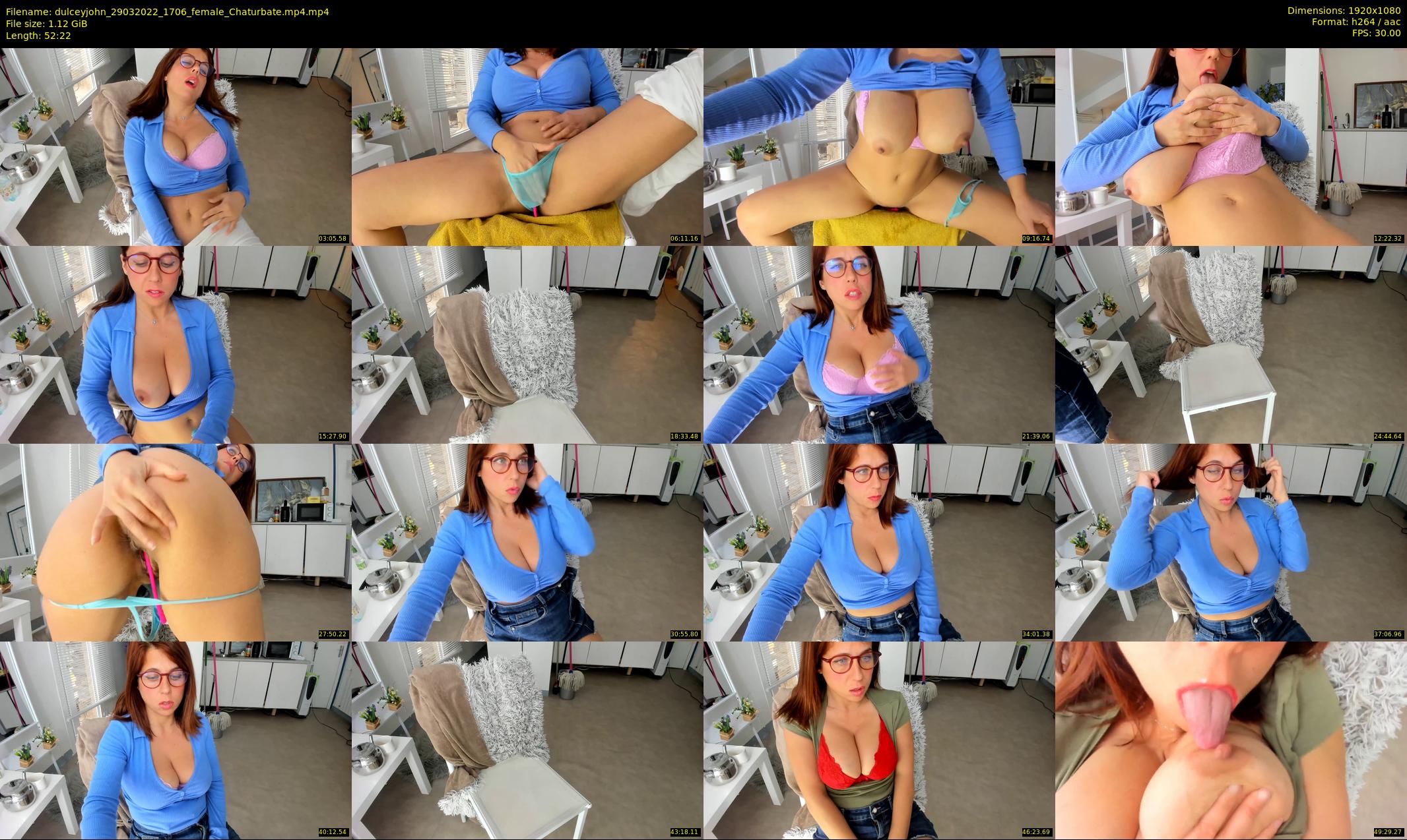 dulceyjohn — 53 minute Chaturbate female cam show recording, 1080p, Mar 29, 2022