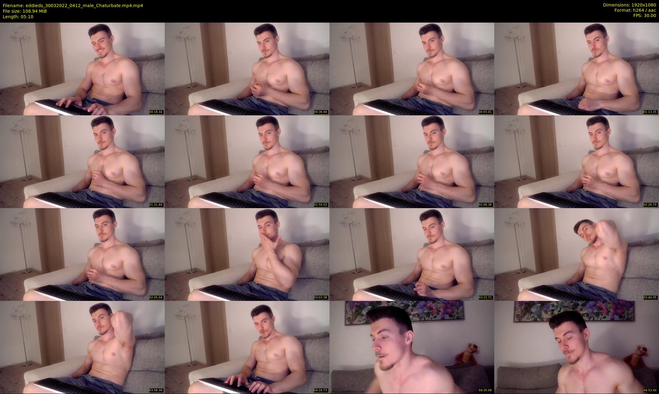 eddieds — 6 minute Chaturbate male cam show recording, 1080p, Mar 30, 2022