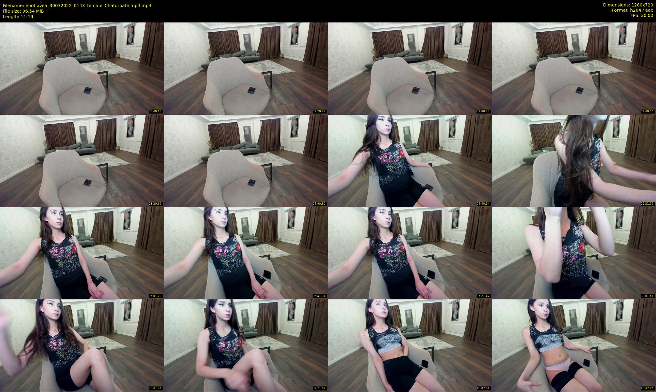 ehotlovea — 12 minute Chaturbate female cam show recording, 720p, Mar 30, 2022