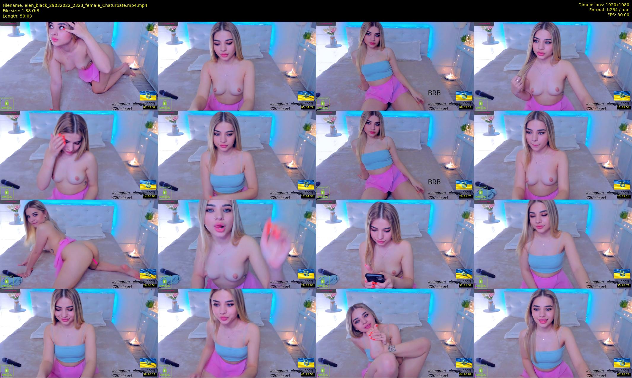 elen_black — 51 minute Chaturbate female cam show recording, 1080p, Mar 29, 2022