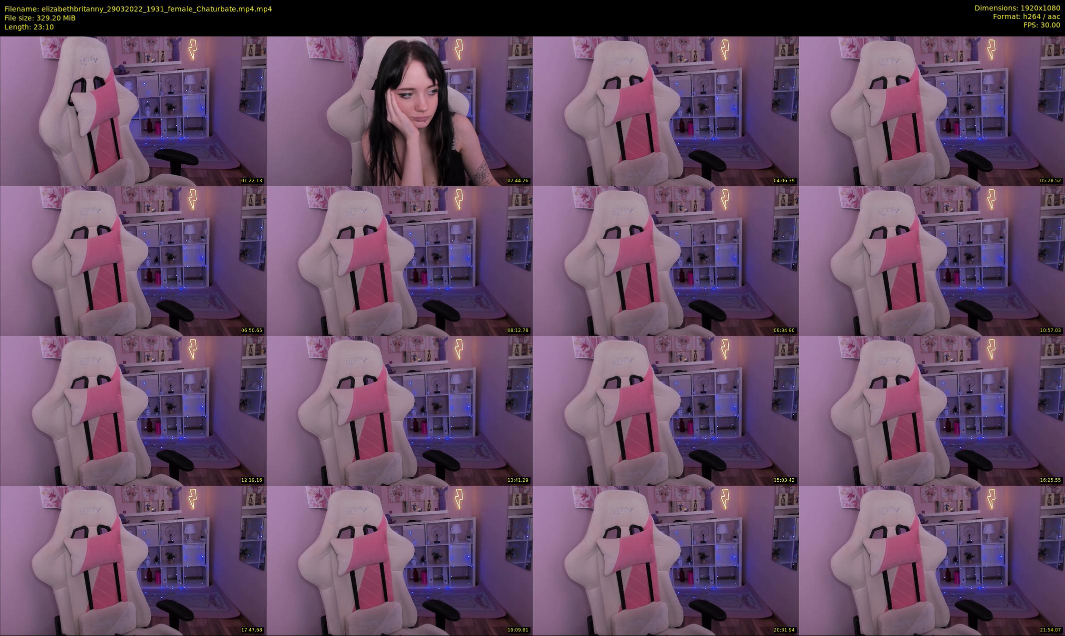 elizabethbritanny — 24 minute Chaturbate female cam show recording, 1080p, Mar 29, 2022