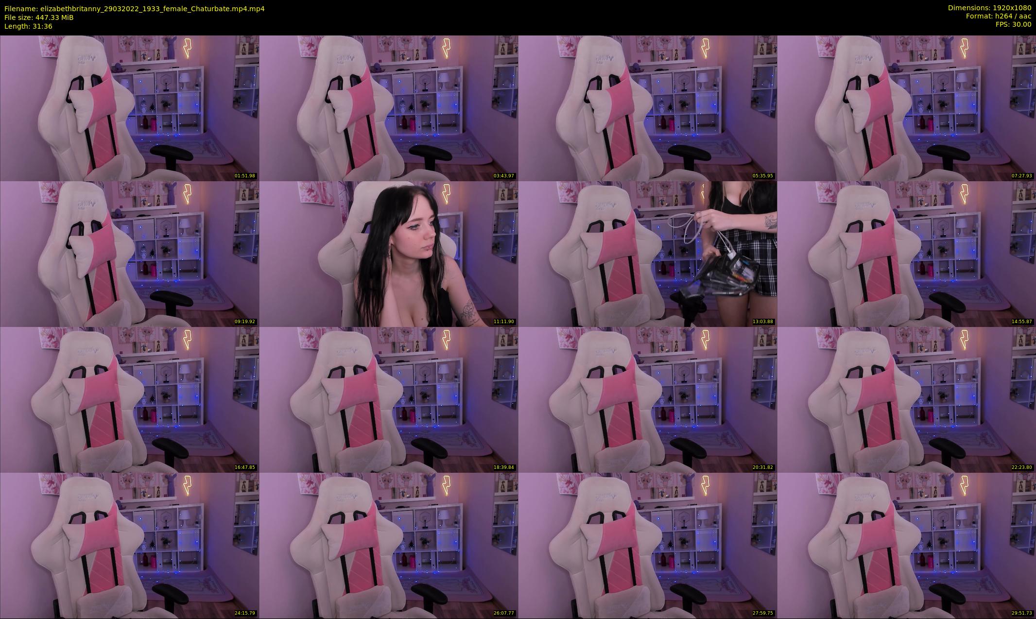 elizabethbritanny — 32 minute Chaturbate female cam show recording, 1080p, Mar 29, 2022