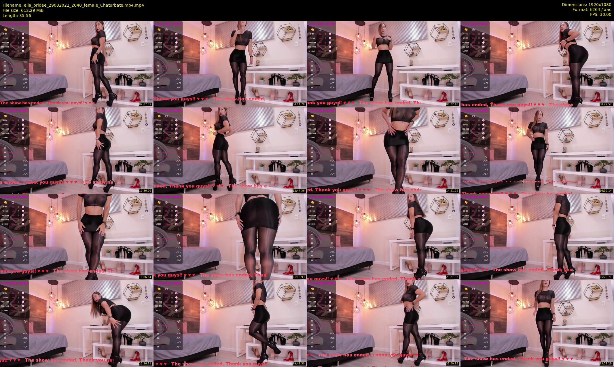 ella_pridee — 36 minute Chaturbate female cam show recording, 1080p, Mar 29, 2022