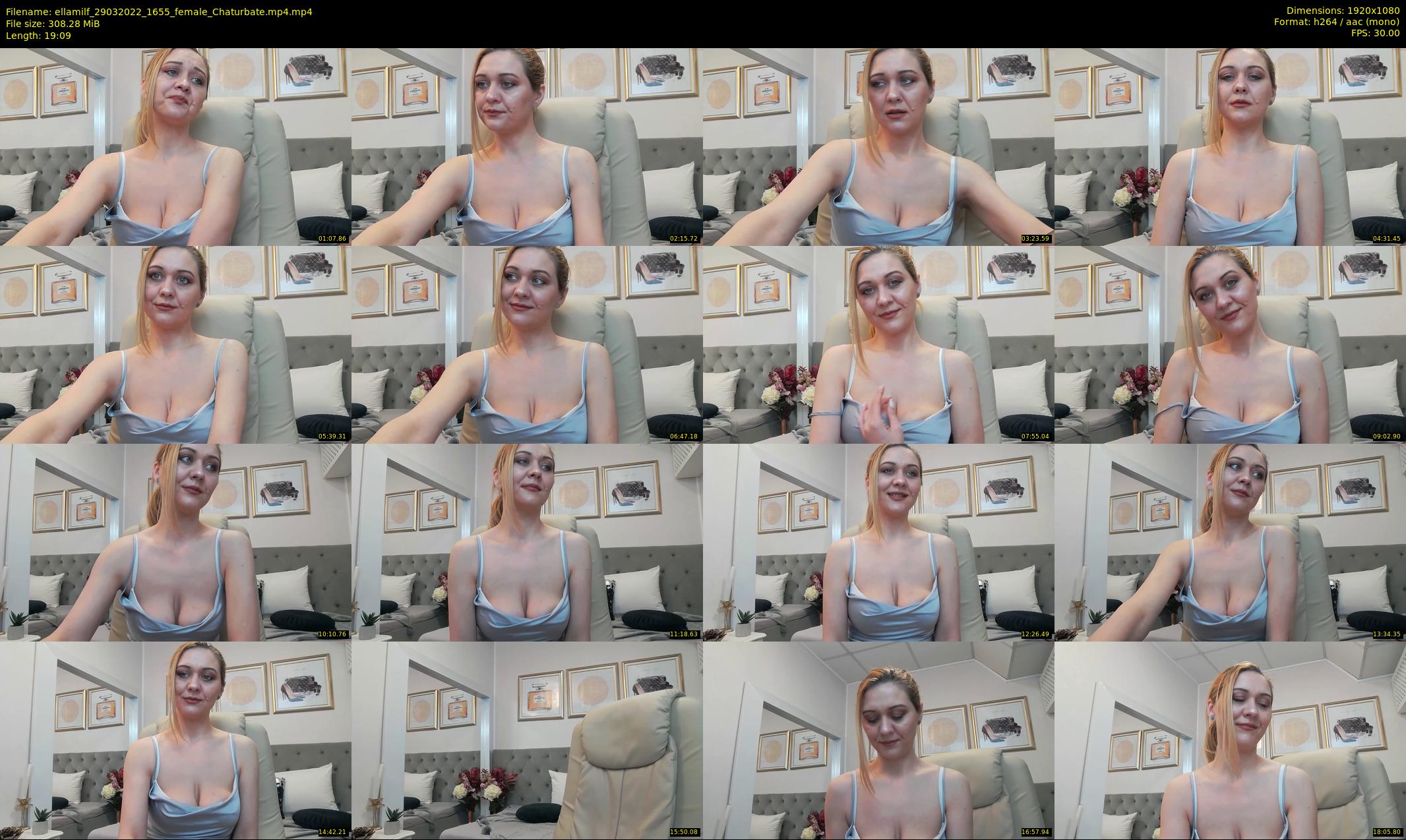 ellamilf — 20 minute Chaturbate female cam show recording, 1080p, Mar 29, 2022