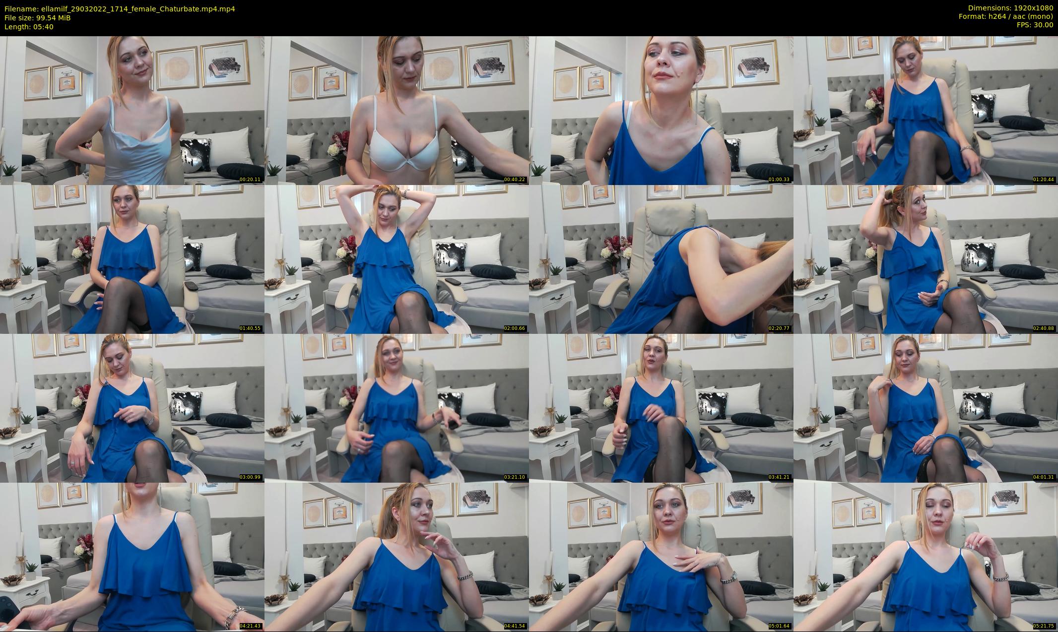 ellamilf — 6 minute Chaturbate female cam show recording, 1080p, Mar 29, 2022