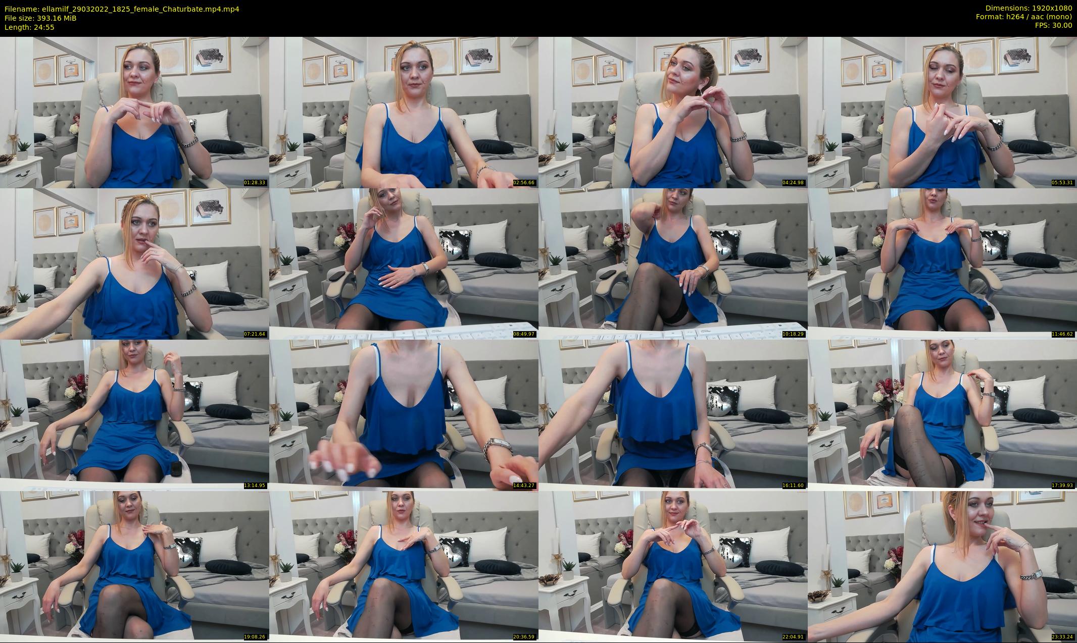 ellamilf — 25 minute Chaturbate female cam show recording, 1080p, Mar 29, 2022