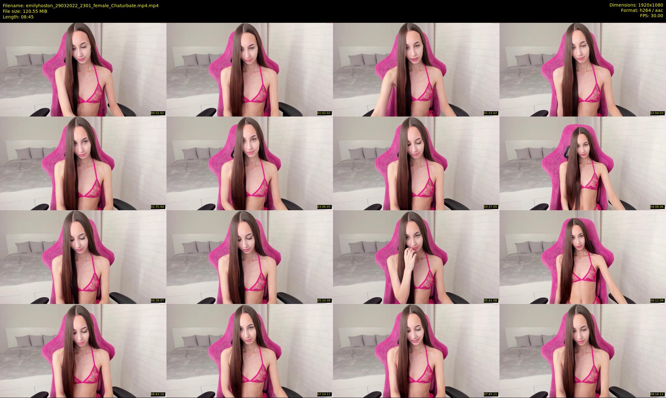 emilyhoston — 9 minute Chaturbate female cam show recording, 1080p, Mar 29, 2022
