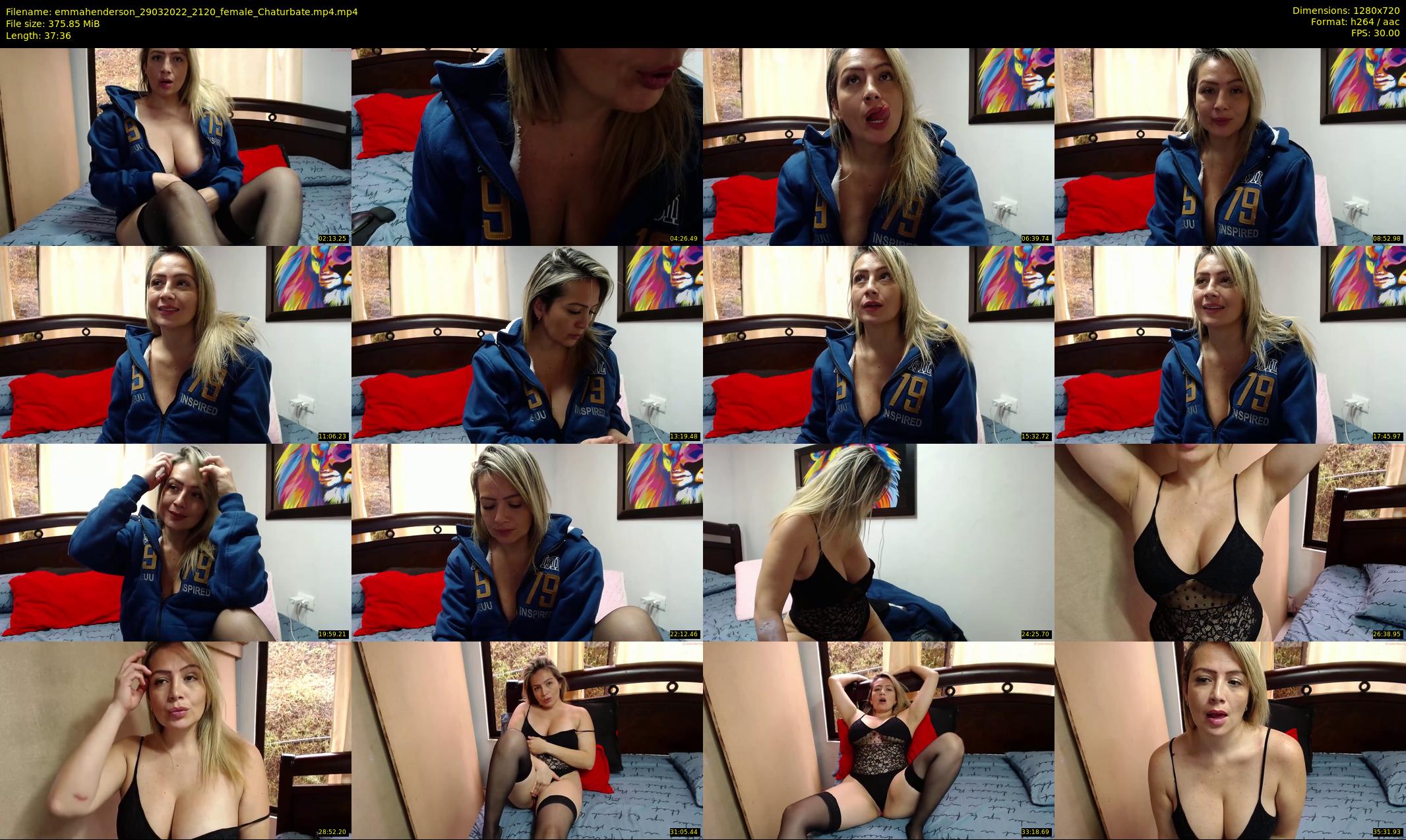 emmahenderson — 38 minute Chaturbate female cam show recording, 720p, Mar 29, 2022