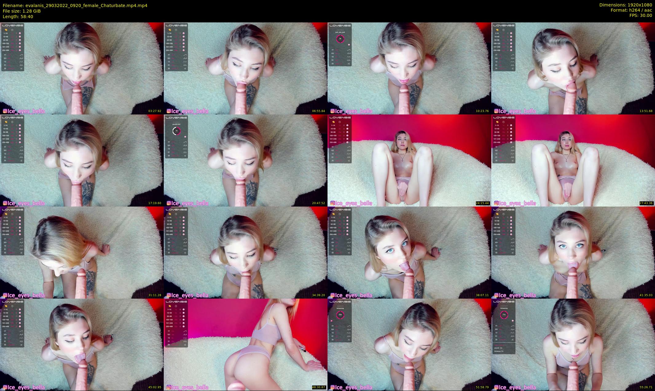 evalanis — 59 minute Chaturbate couple cam show recording, 1080p, Mar 29, 2022