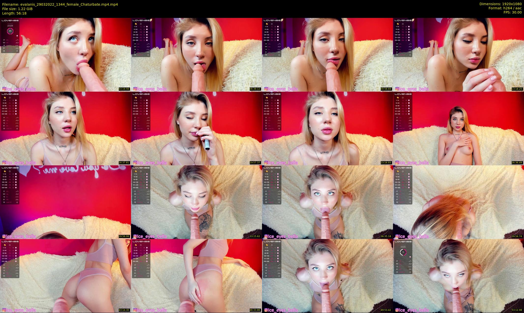 evalanis — 57 minute Chaturbate couple cam show recording, 1080p, Mar 29, 2022