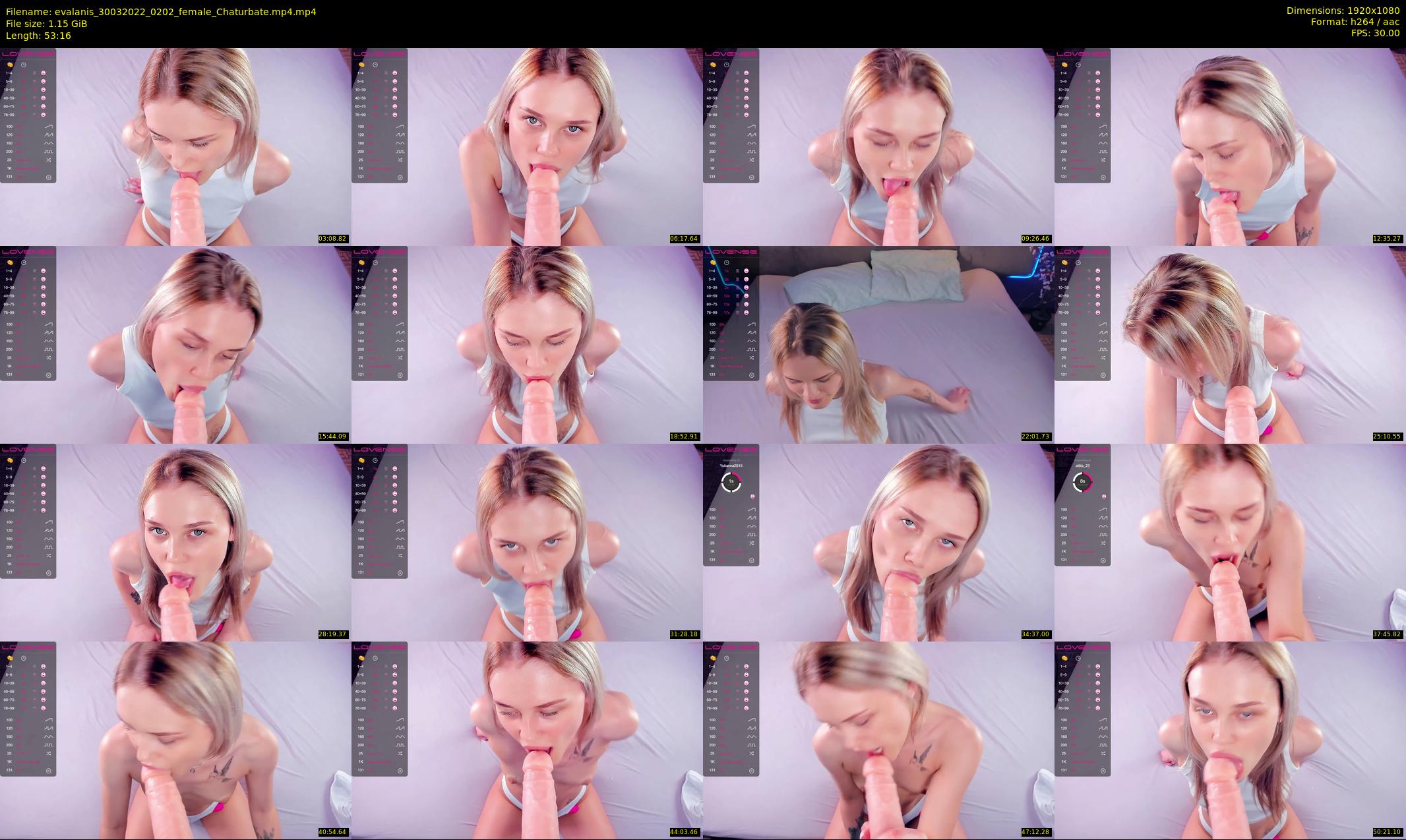 evalanis — 54 minute Chaturbate couple cam show recording, 1080p, Mar 30, 2022