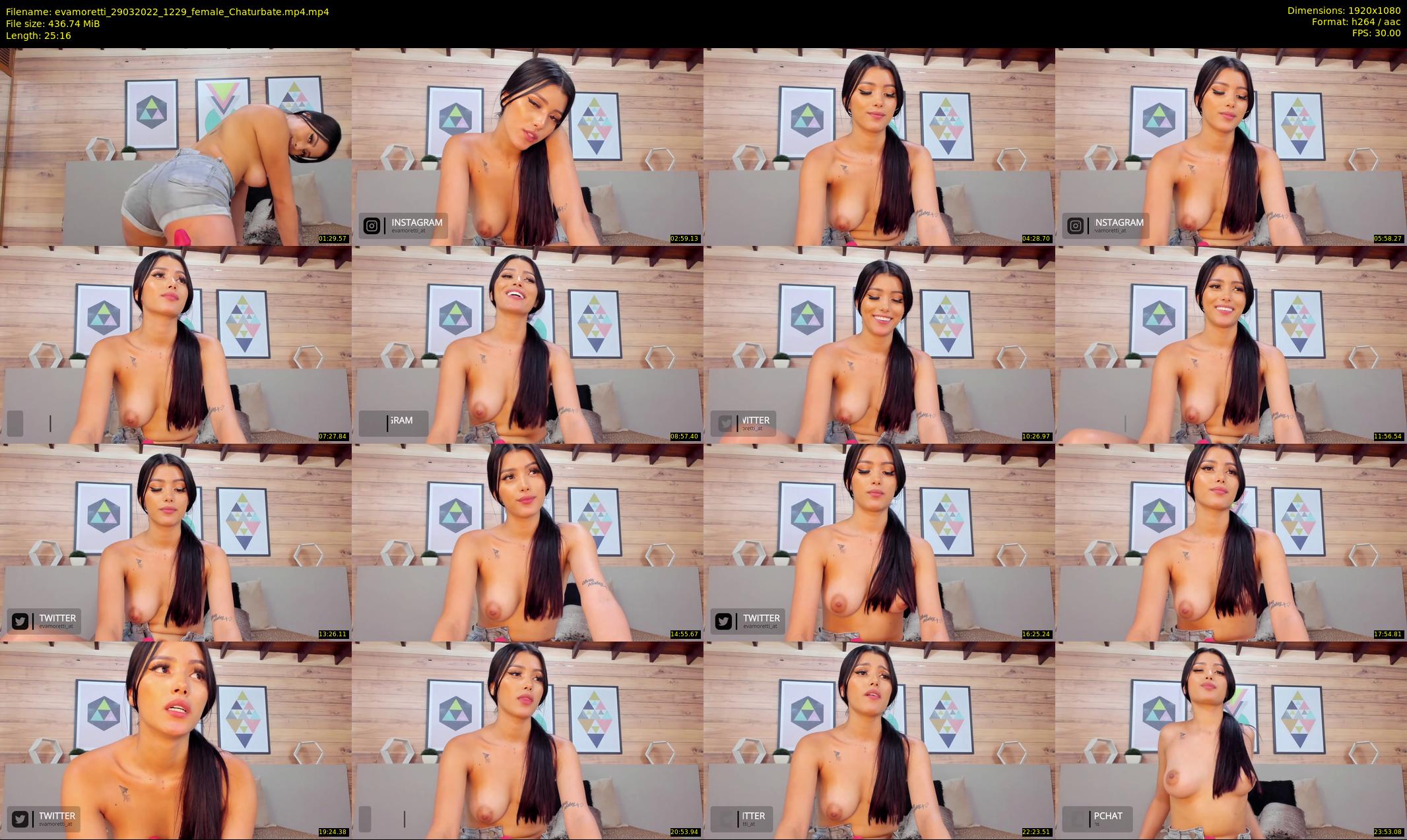 evamoretti — 26 minute Chaturbate female cam show recording, 1080p, Mar 29, 2022