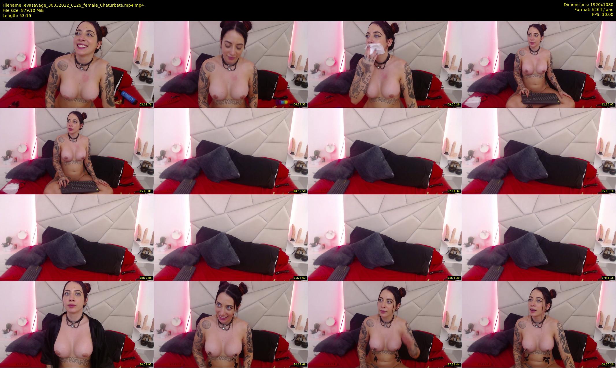 evasavage — 54 minute Chaturbate female cam show recording, 1080p, Mar 30, 2022