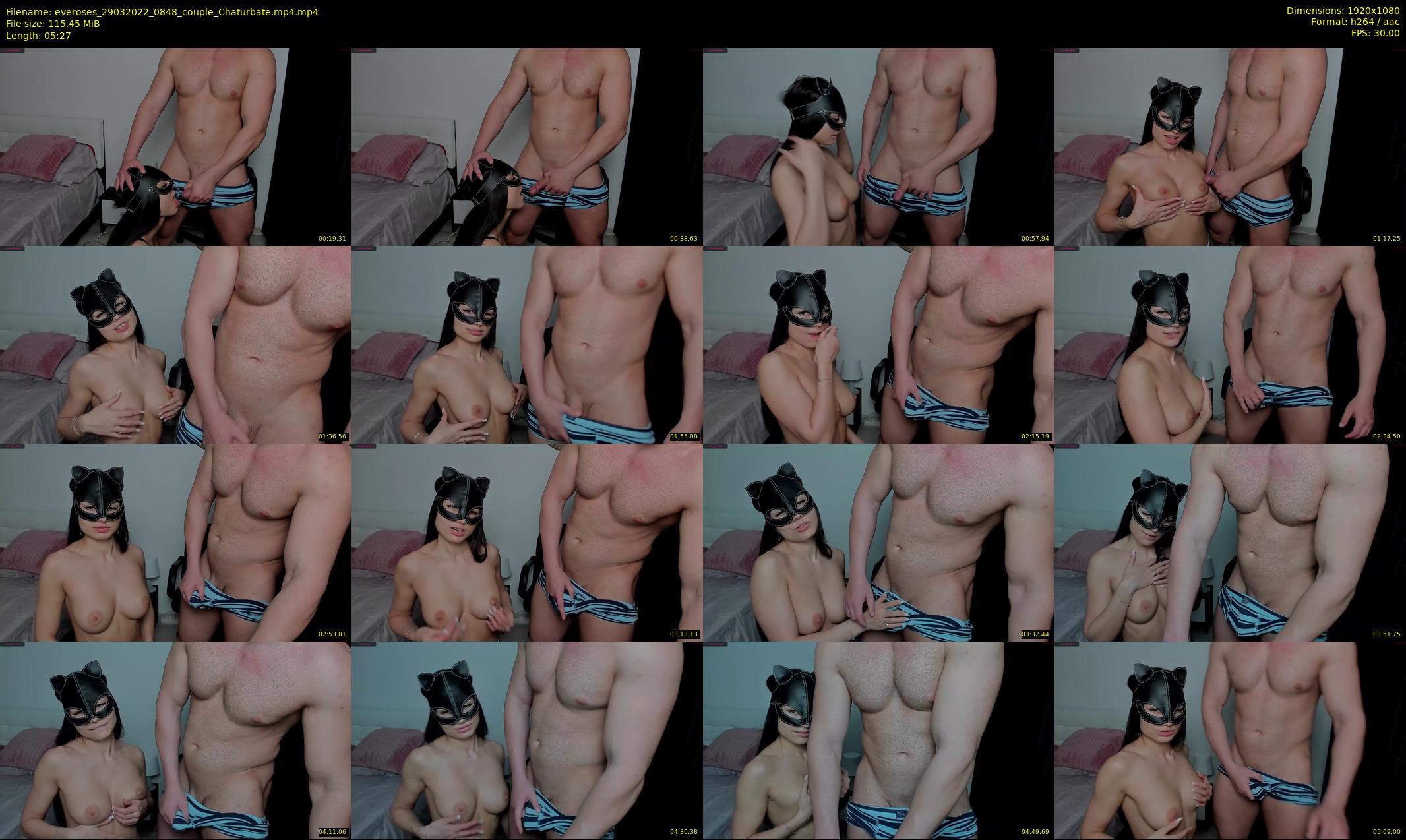 everoses — 6 minute Chaturbate couple cam show recording, 1080p, Mar 29, 2022