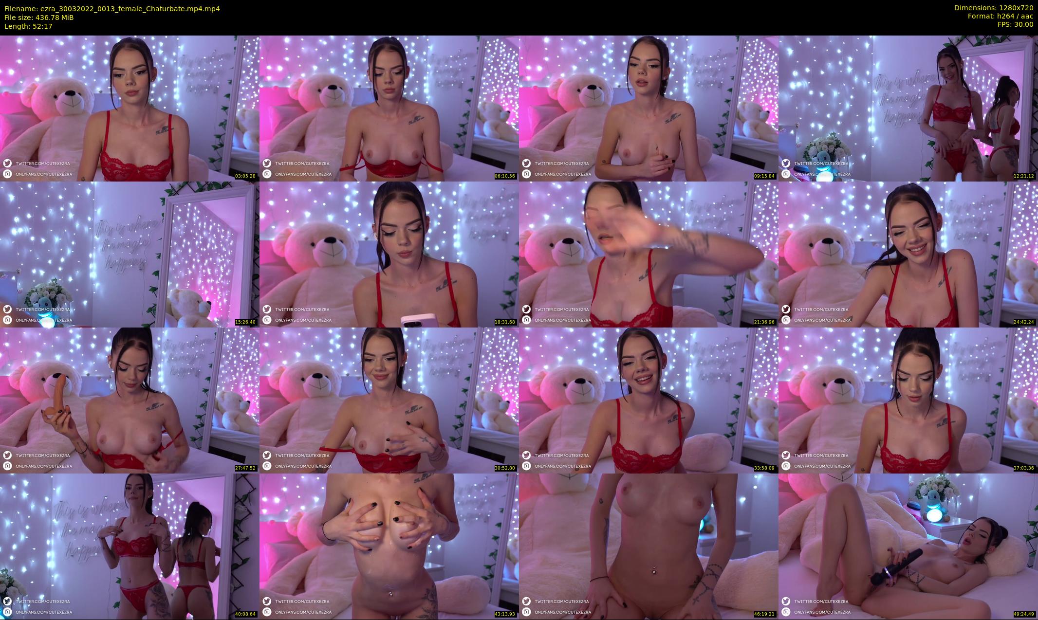 ezra — 53 minute Chaturbate female cam show recording, 720p, Mar 30, 2022