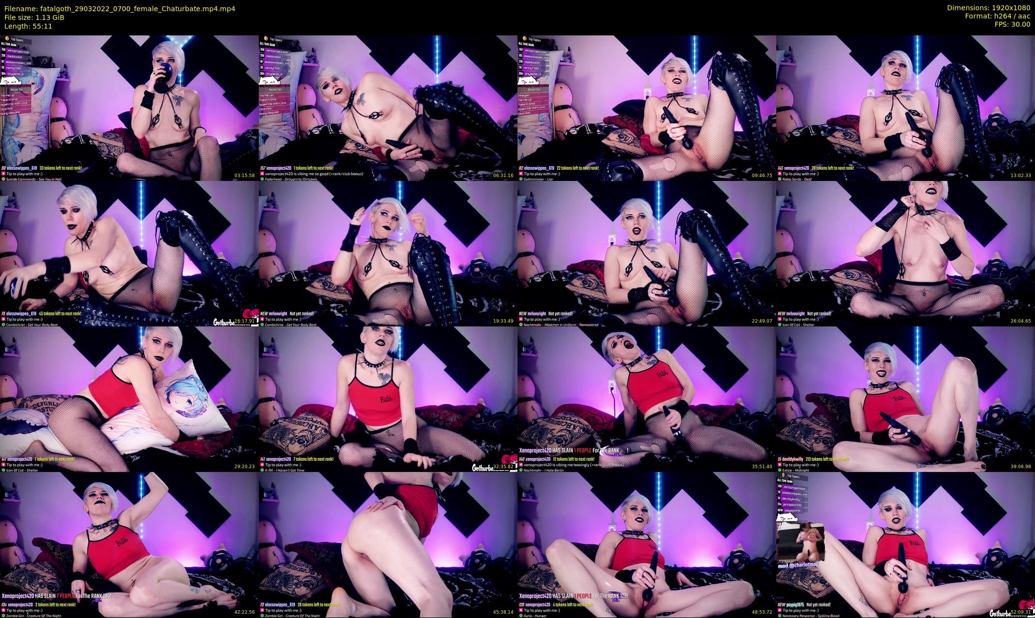 fatalgoth — 56 minute Chaturbate couple cam show recording, 1080p, Mar 29, 2022