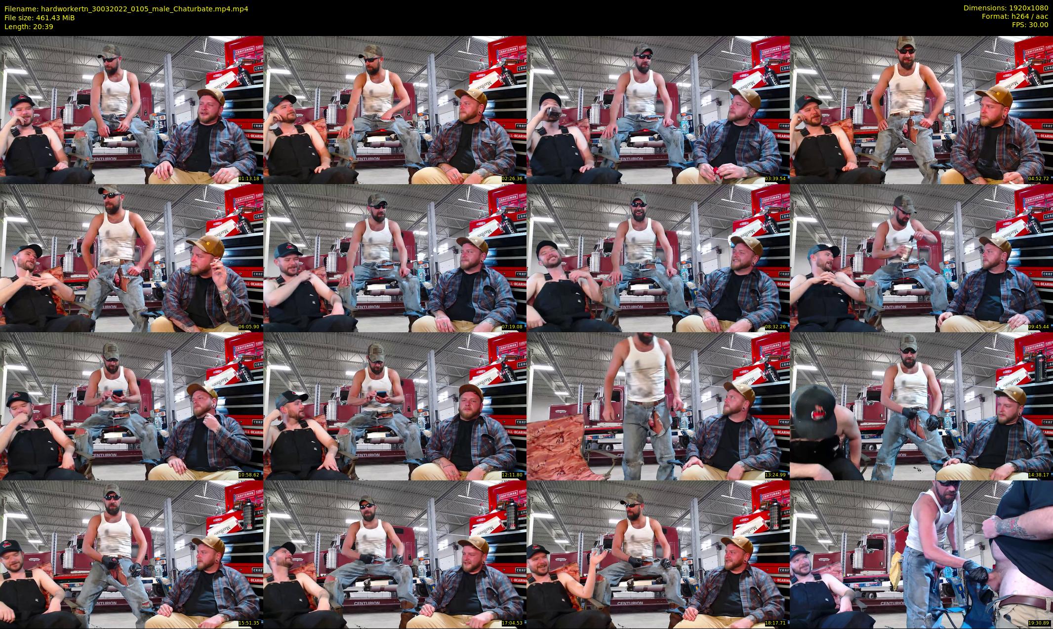 hardworkertn — 21 minute Chaturbate male cam show recording, 1080p, Mar 30, 2022